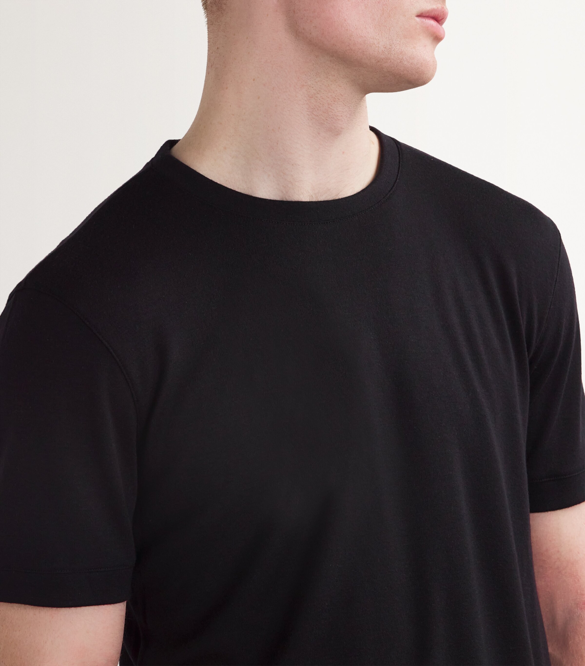 Cashmere Short-Sleeve Sweater UC99 Image 6