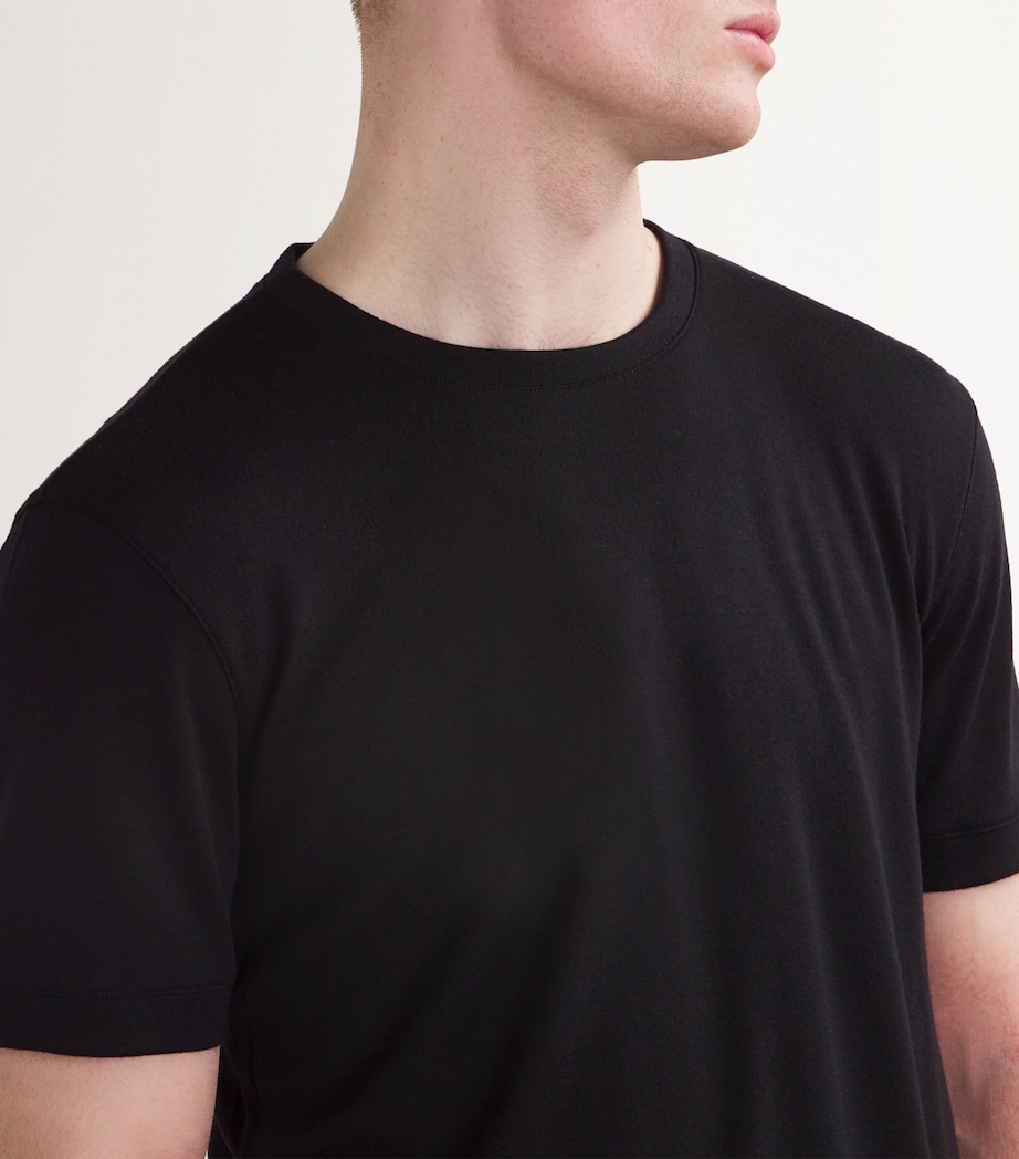 Cashmere Short-Sleeve Sweater UC99 Image 6