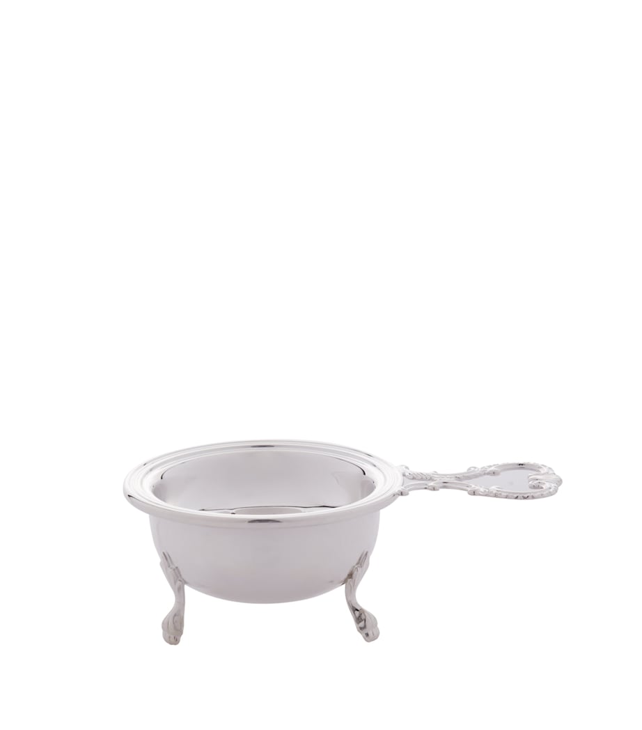 Georgian Silver Plated Tea Strainer With Drip Bowl SILVER Image 3