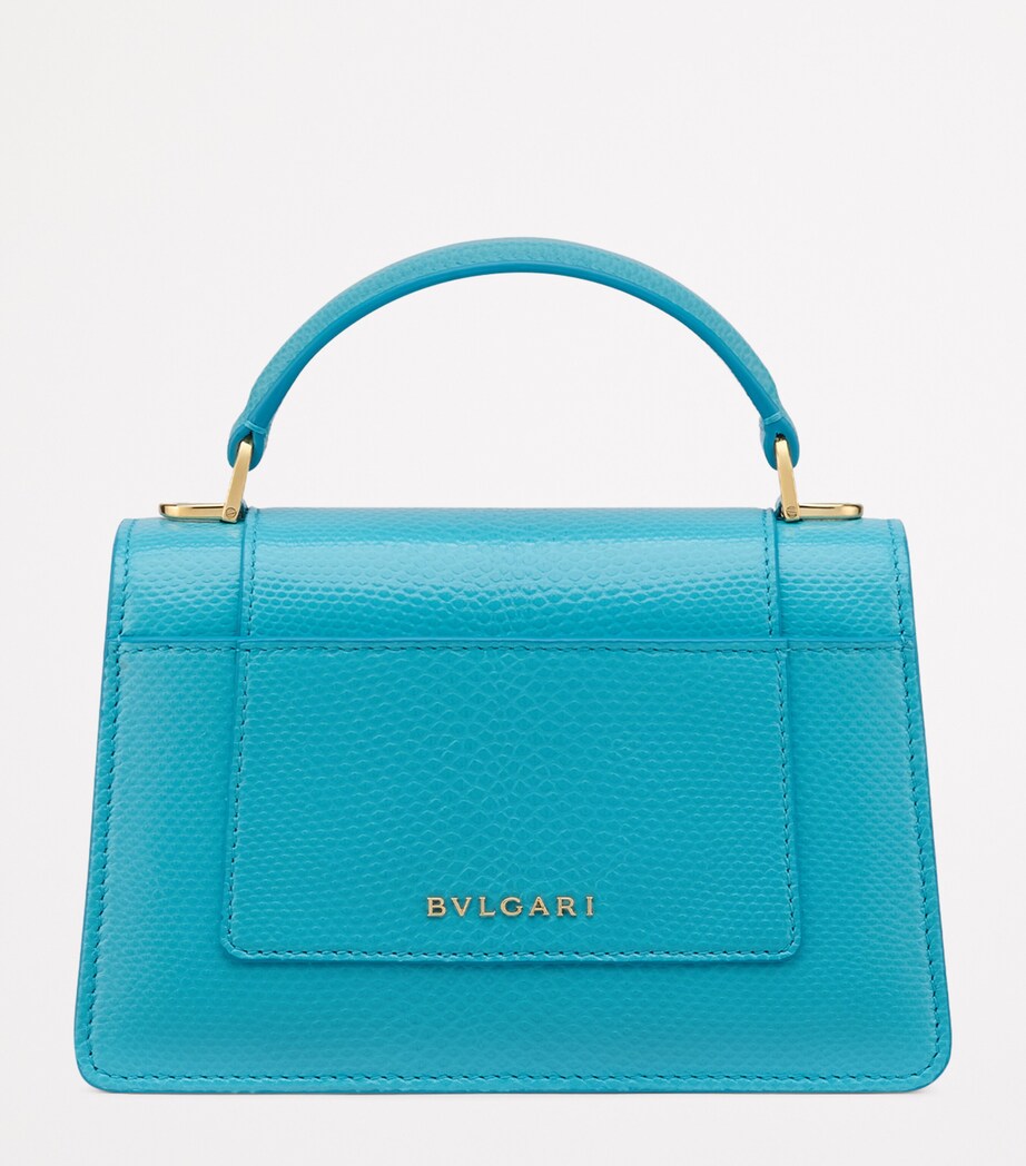 Bvlgari Mini Serpenti Forever Top-Handle Bag Turquoise Image 2