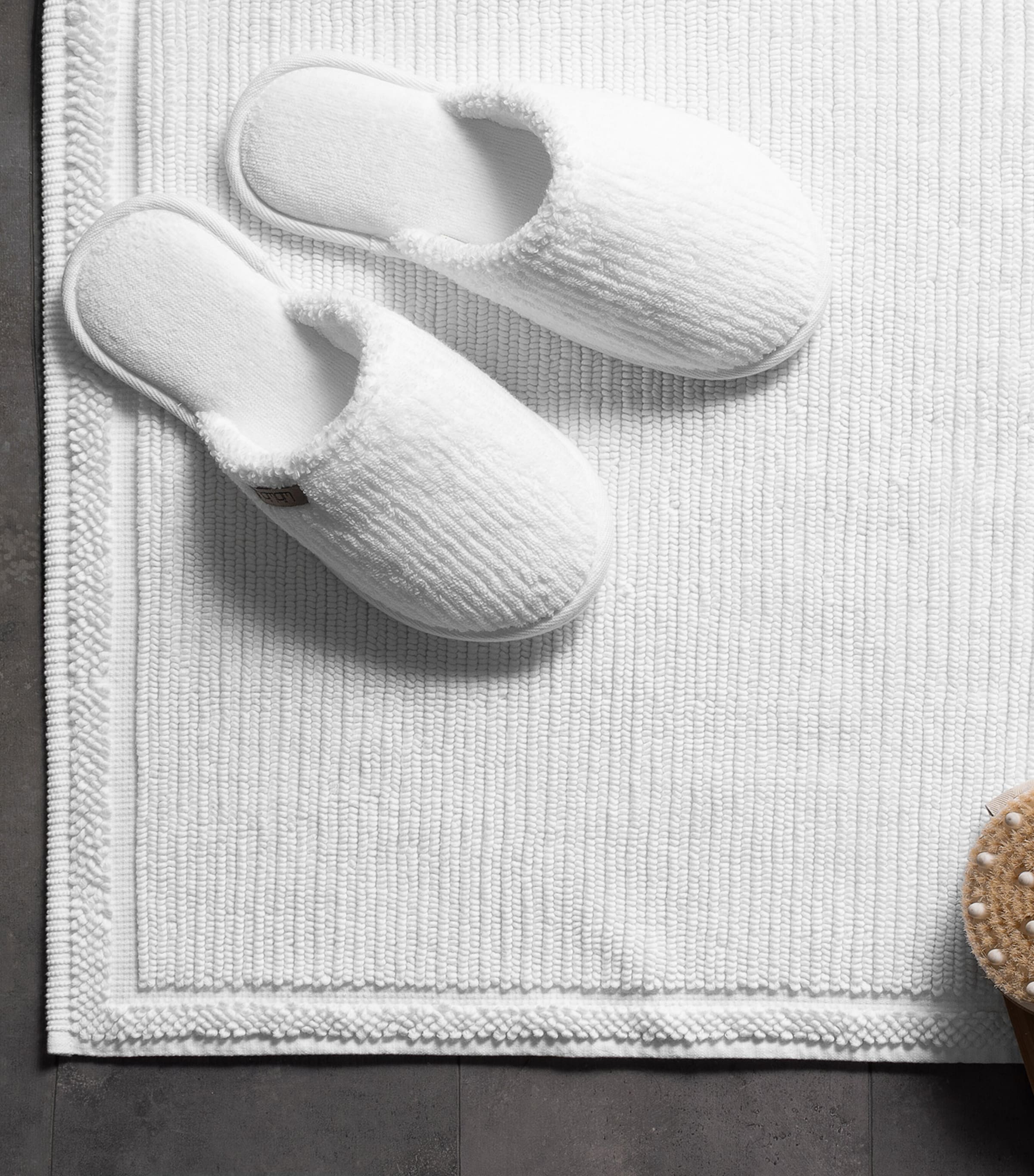 Organic Cotton Raya Slippers (Size 36-37) WHITE Image 4