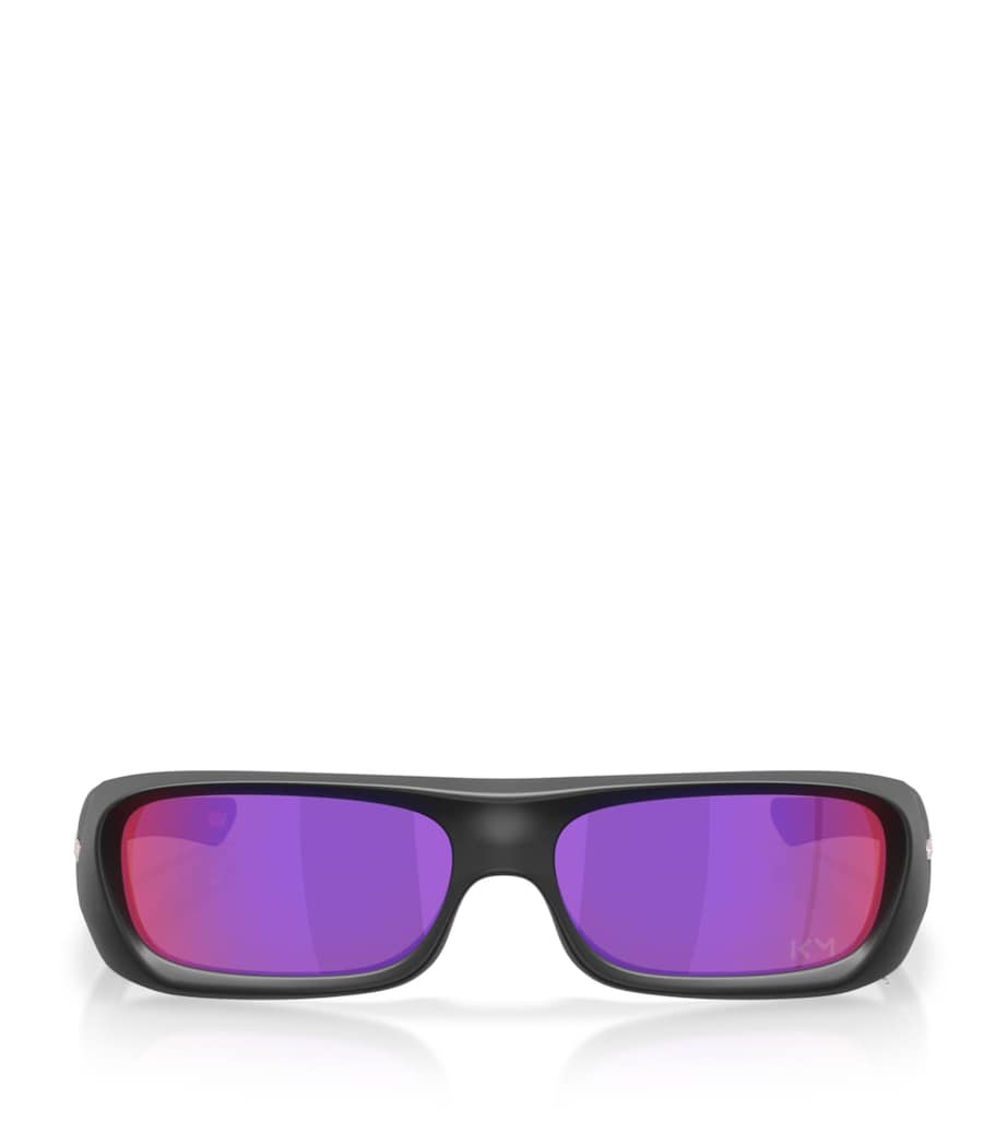 Oakley Kylian Mbappé Signature Series Permian Rectangle Sunglasses Black Image 1