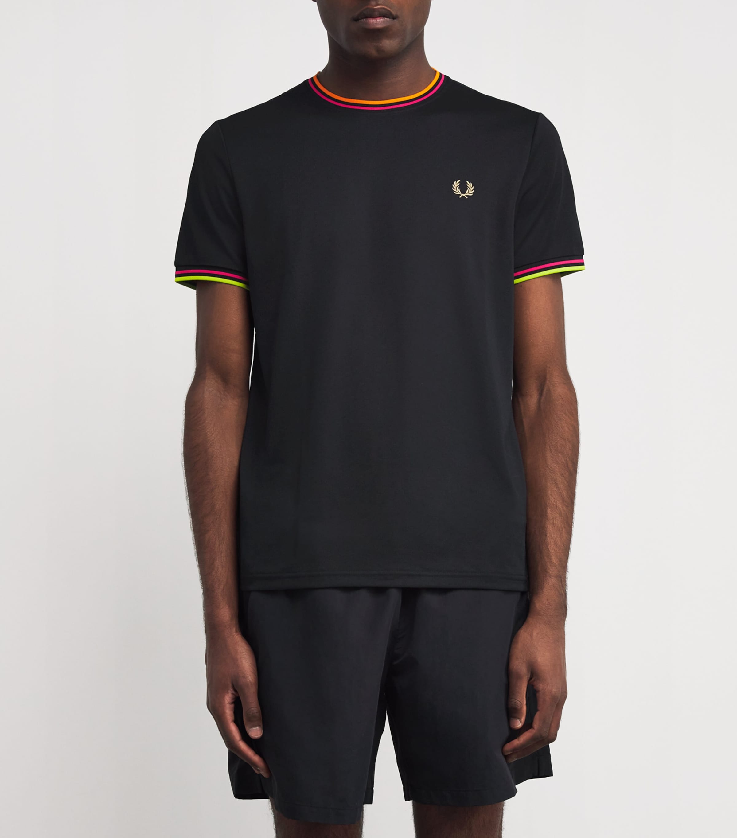 Tシャツ・カットソー FRED PERRY Twin Tipped T-Shirt セール】Twin Tipped T-Shirt／ティップラインTシャツ（Tシャツ