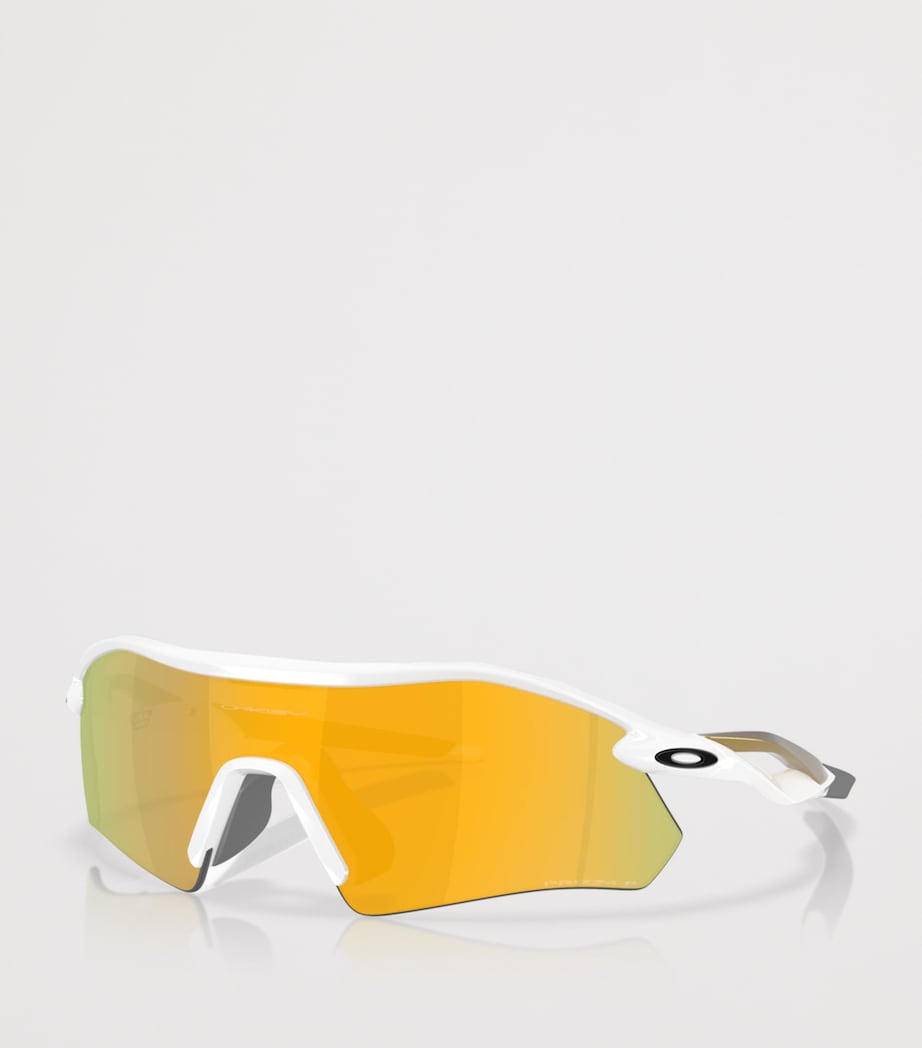 Oakley Radar Plate Rectangle Sunglasses White Image 2
