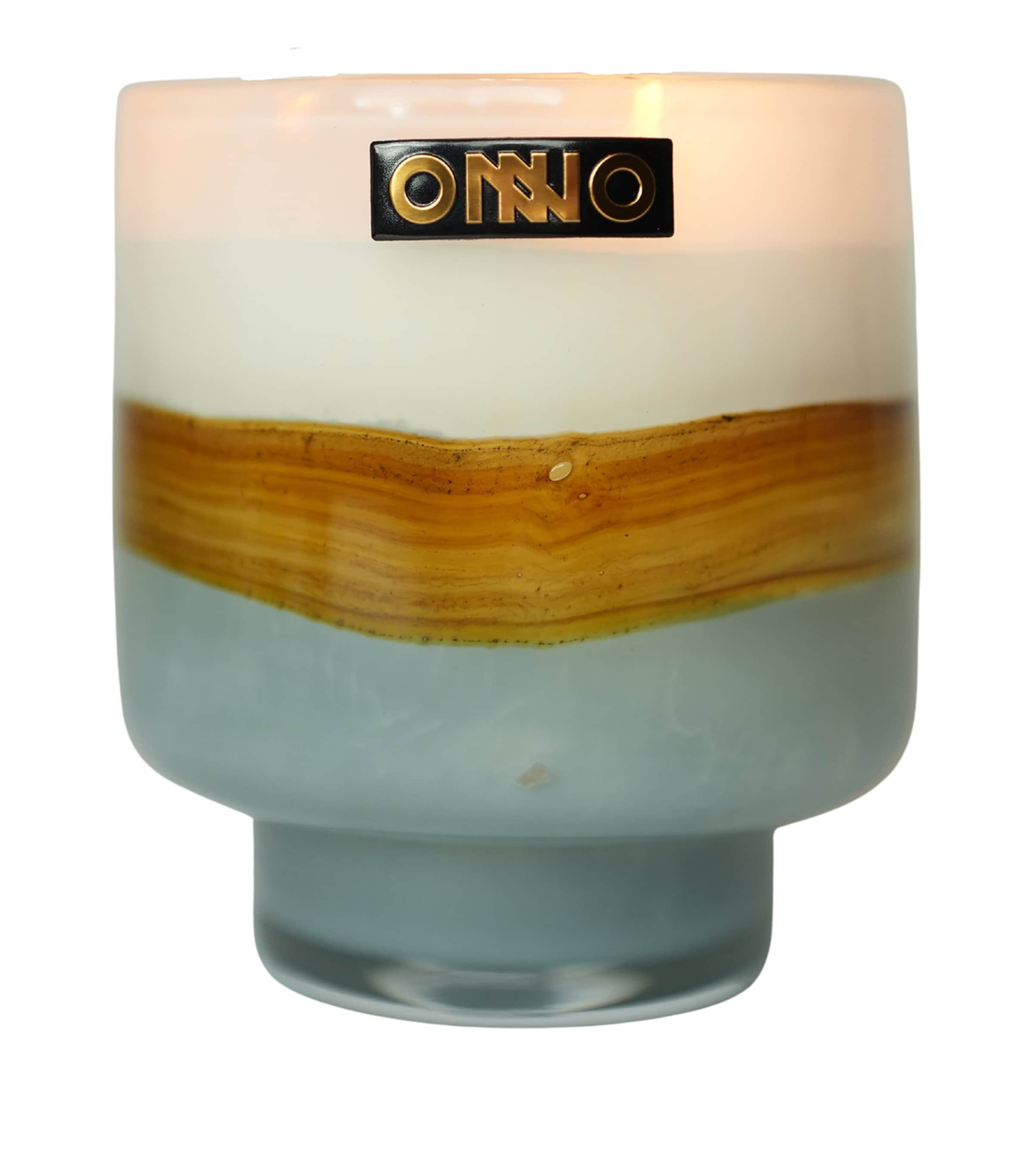 Onno Small Art Riva Sunset 3-Wick Candle Beige Image 1