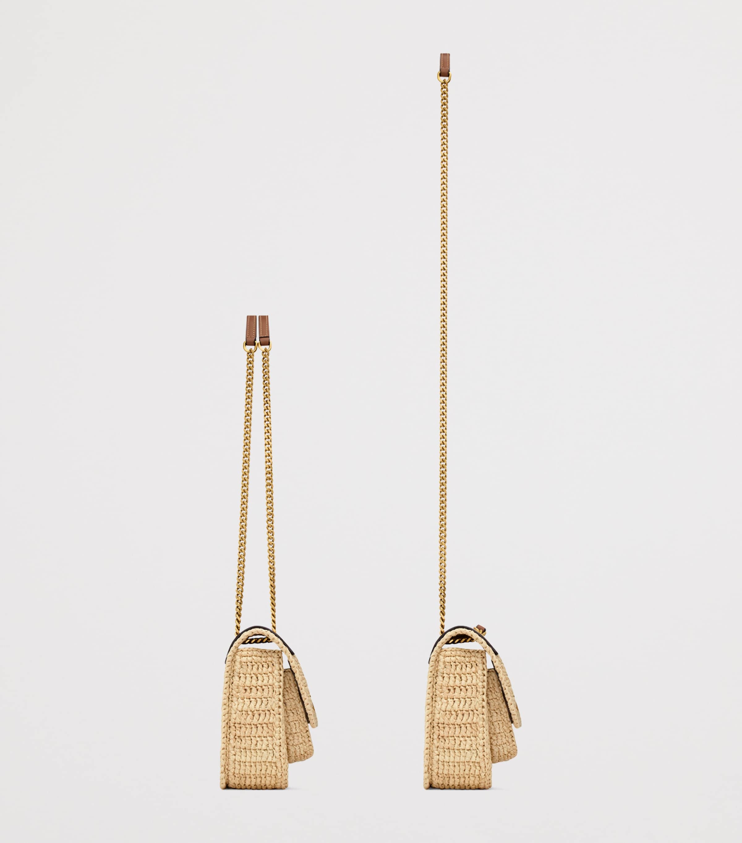 Saint Laurent Mini Raffia Nikki Shoulder Bag Image 3