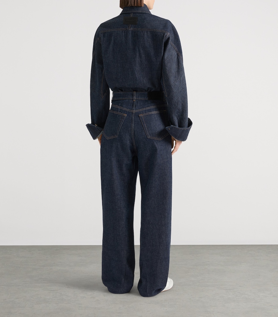 Denim Cocoon Overshirt DARK BLUE Image 3