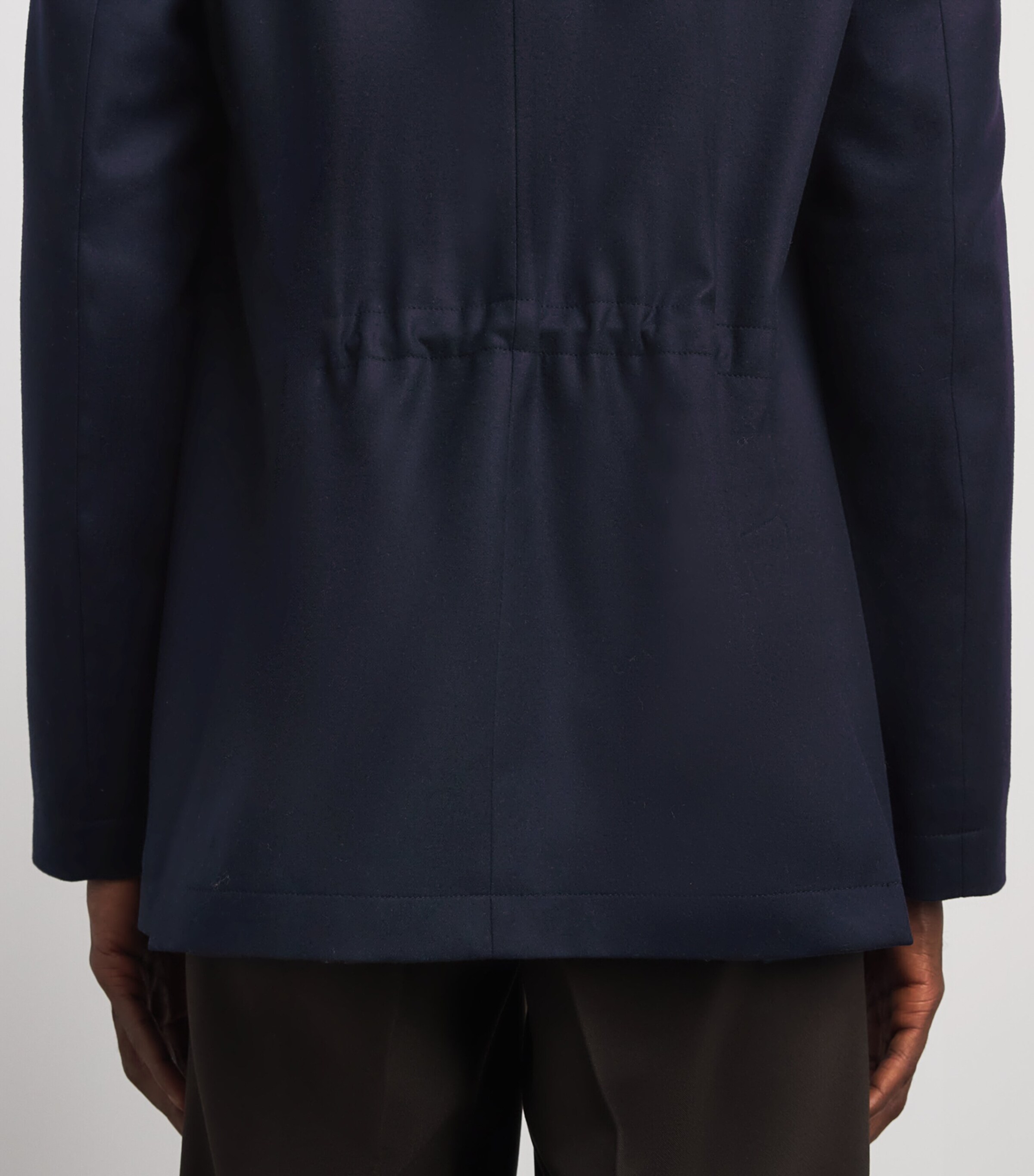 Colombo Mens Wool Car Coat Dark Blue Image 6
