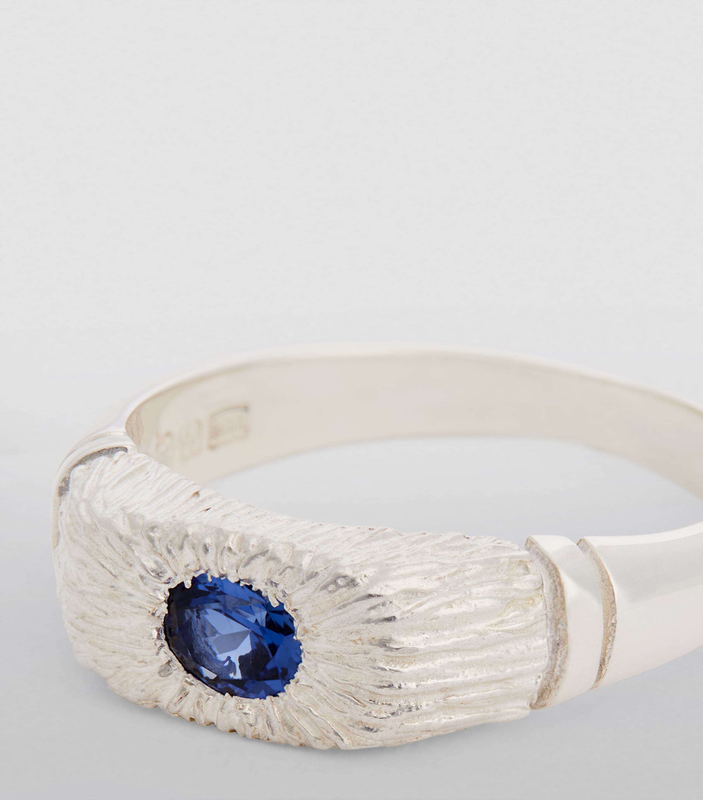 Sterling Silver and Sapphire Hand Me Down Ring SILVER (925) Image 6