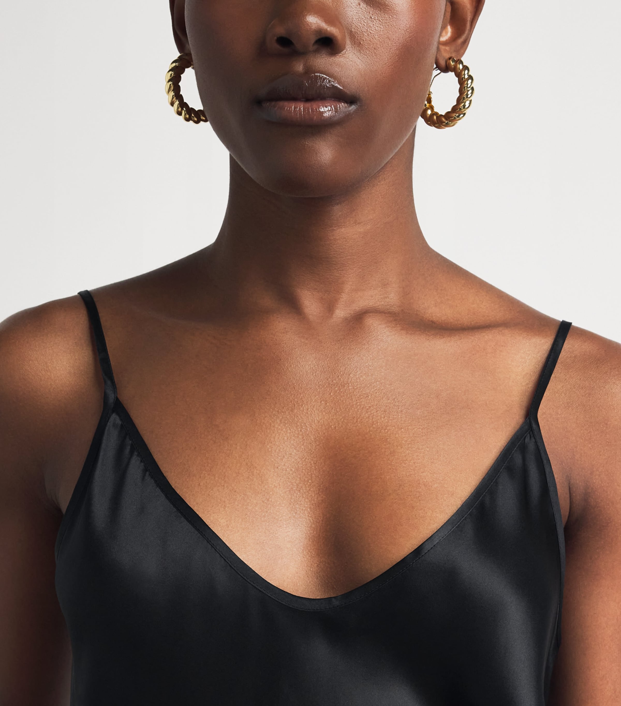 L'Agence Womens Silk Lexi Camisole Black Blac Image 3