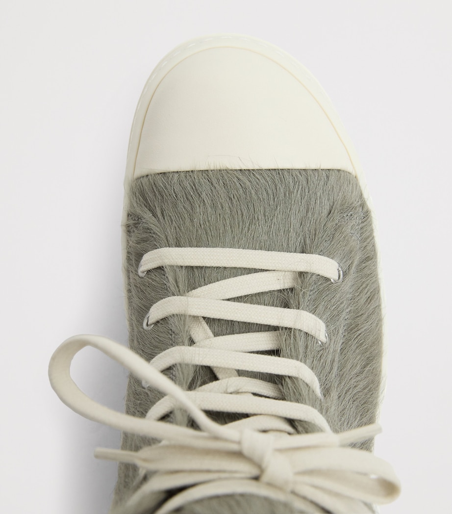 Rick Owens Ramones High-Top Sneakers Drkpearl/milk Image 6