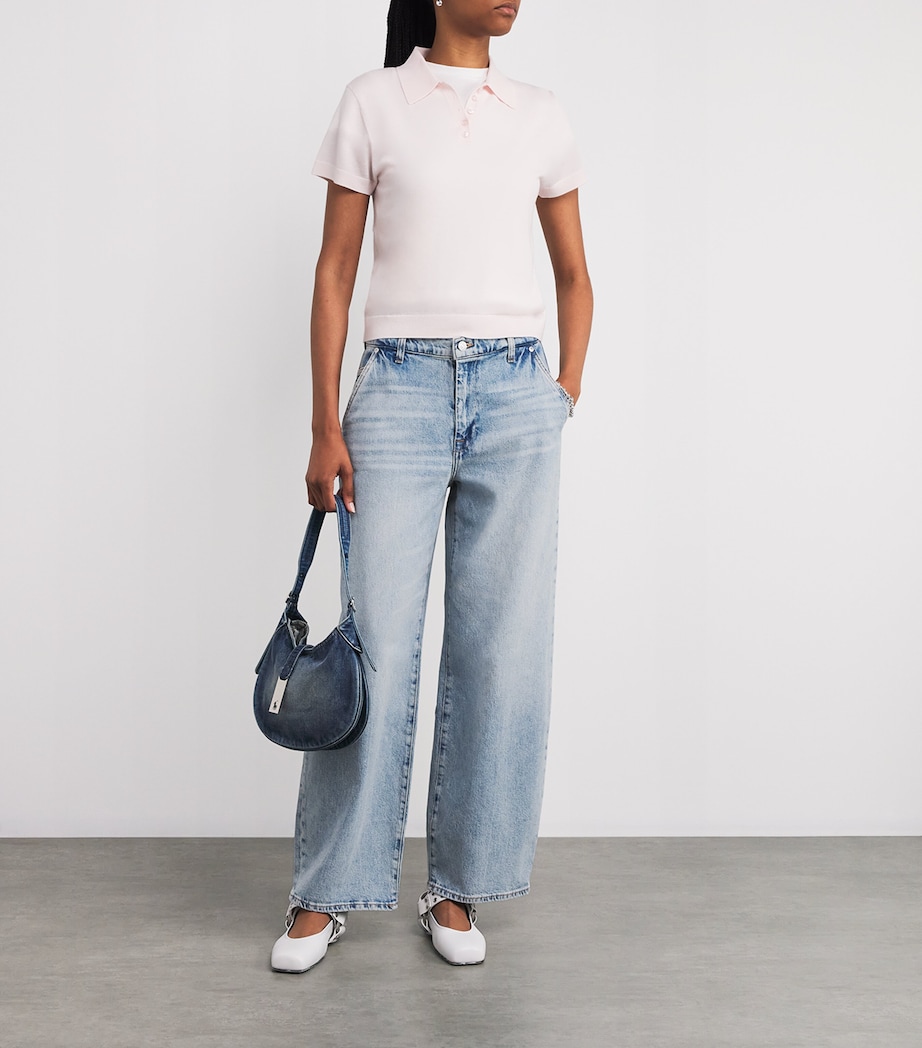 Twisted Bonnie Barrel-Leg Jeans U7OD1 ODE TO Image 2