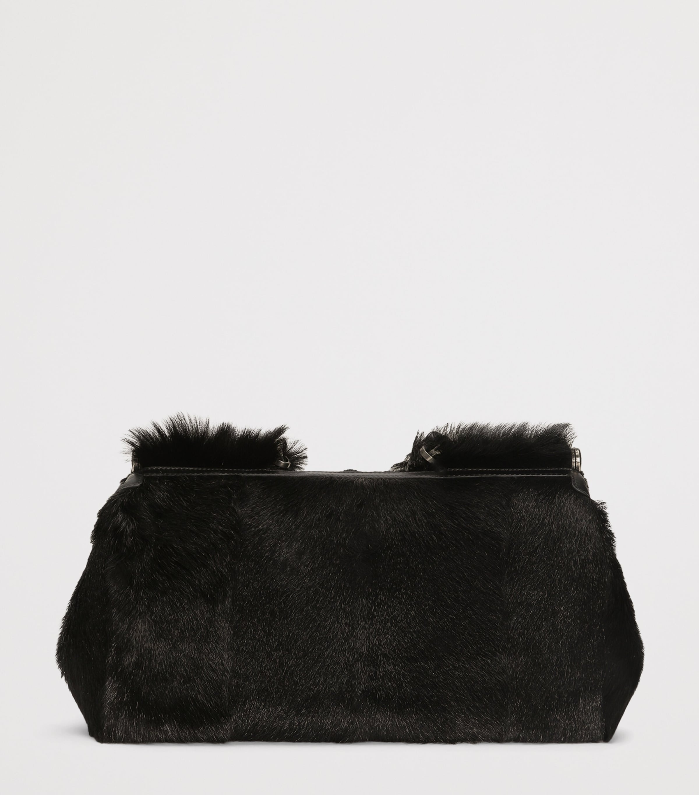 Kid Goat My Sicily Shoulder Bag 8B956-BLACK/BLACK Image 4