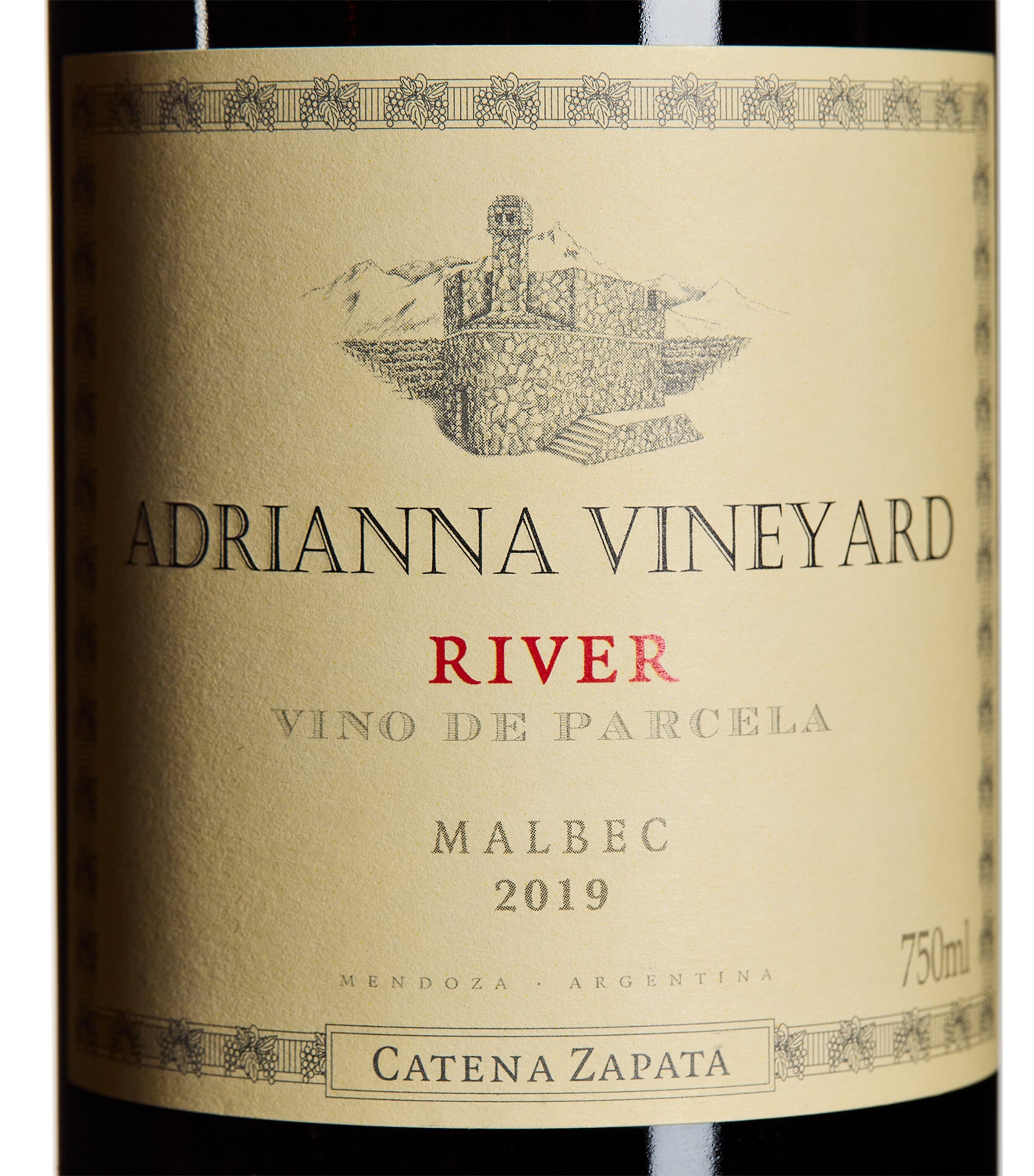 Adrianna Vineyard River Stones Malbec 2019 (75cl) - Mendoza, Argentina NO COLOUR Image 2