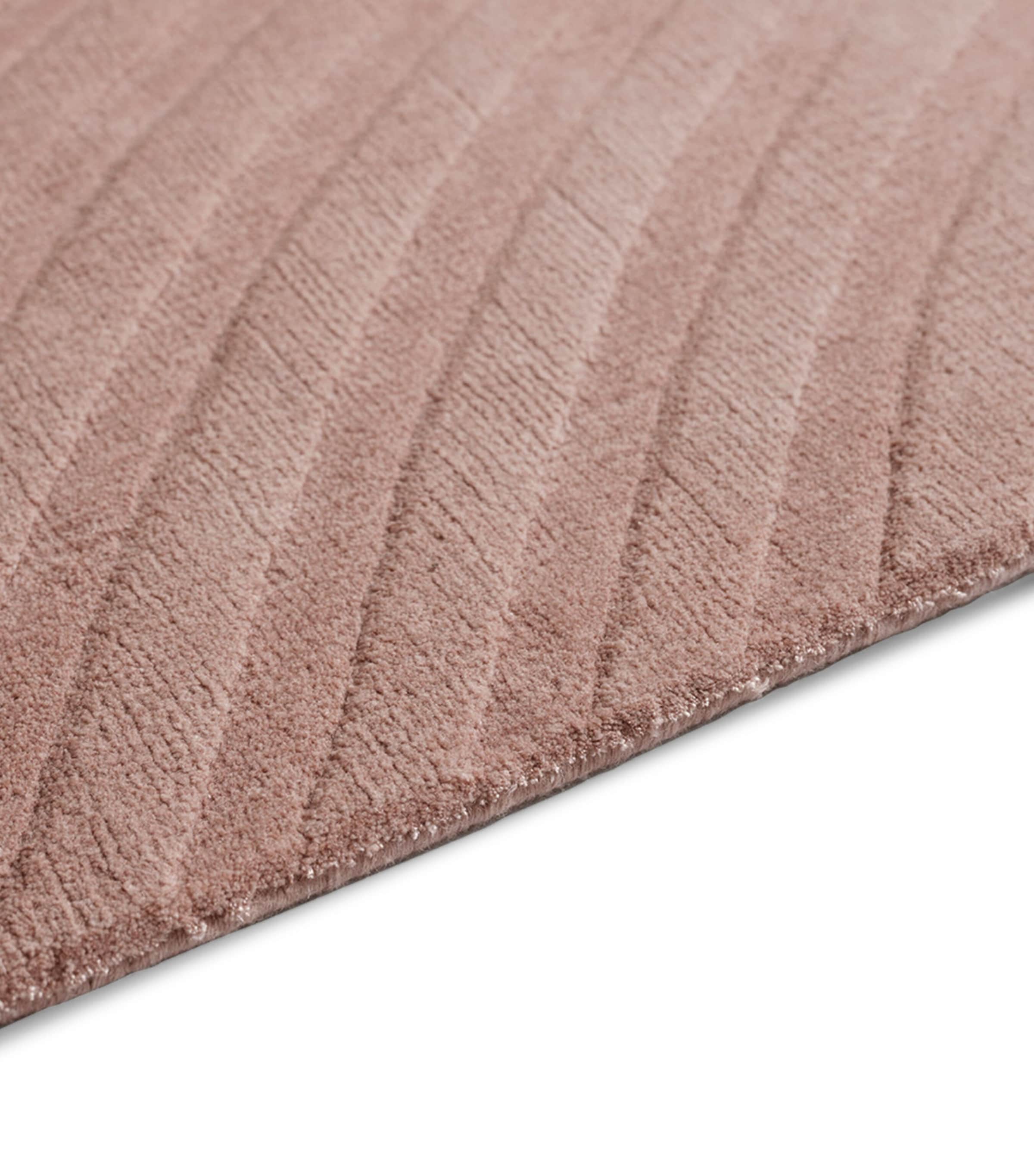 Wool-Silk Sono Salmon Rug (2.74m x 1.83m) PINK Image 2