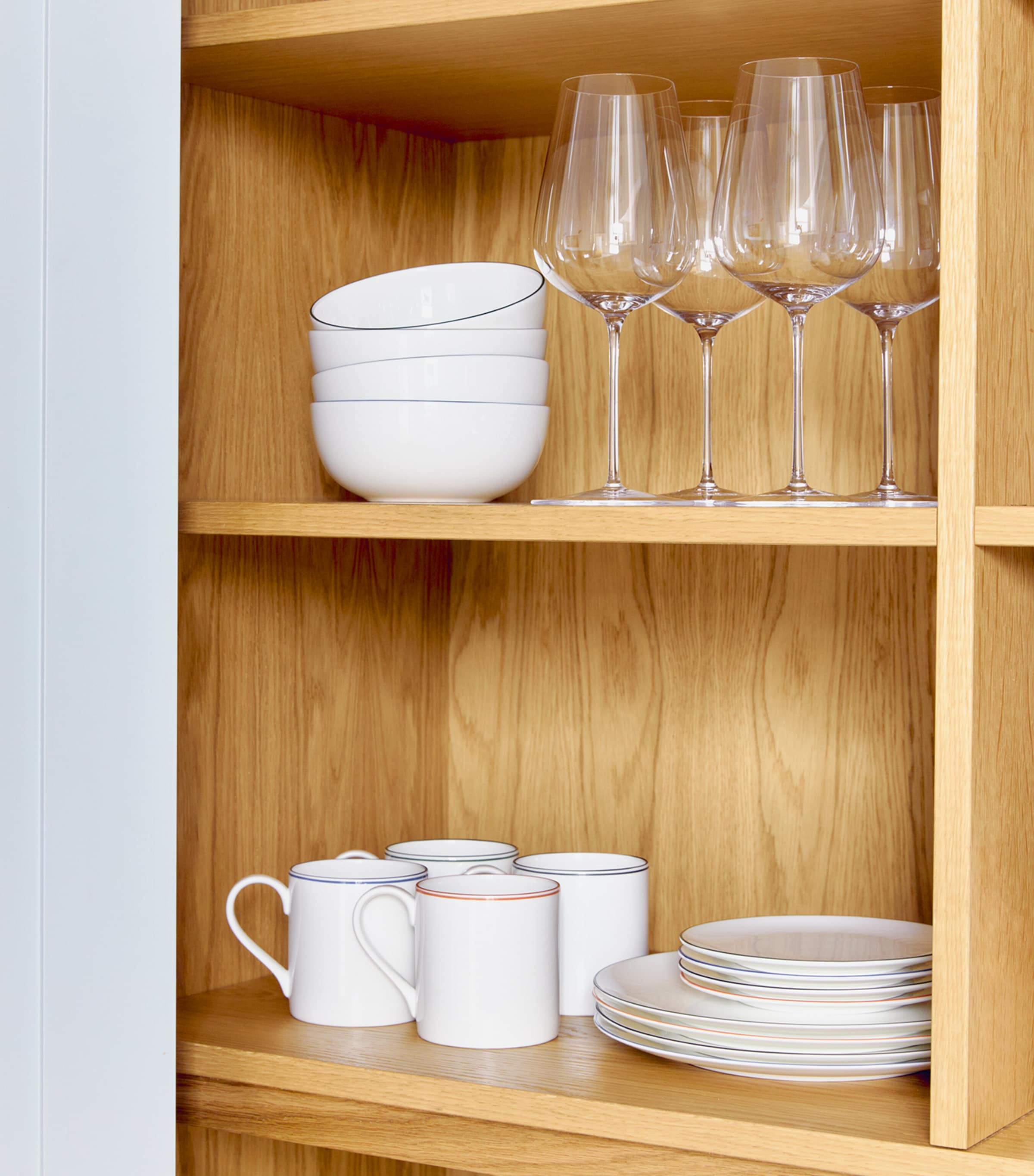 Bone China Line Bread Plate (16cm) FOREST GREEN Image 2