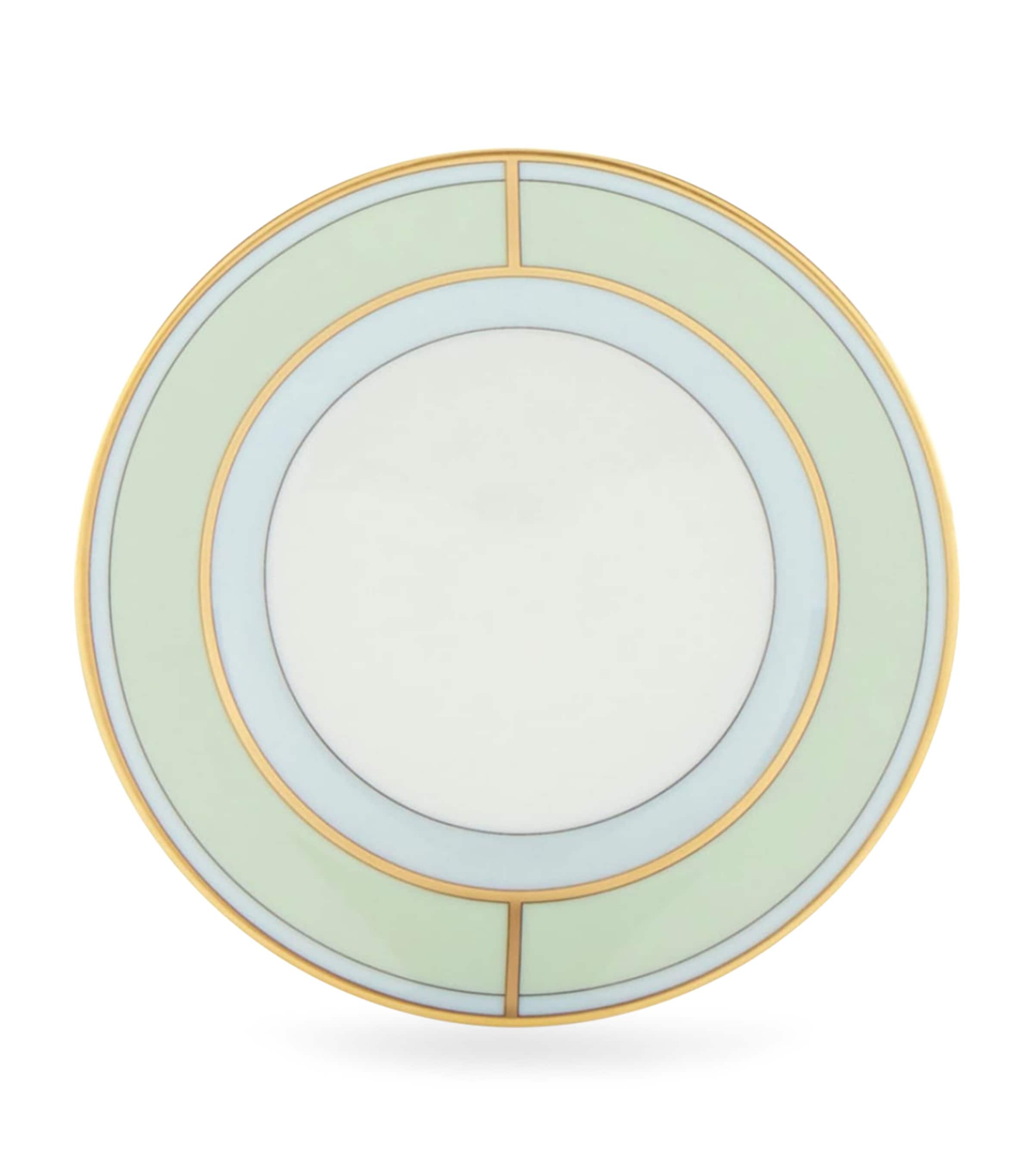 GINORI 1735 Porcelain Colonna Diva Verde Coffee Saucer (12.5cm) Image 1