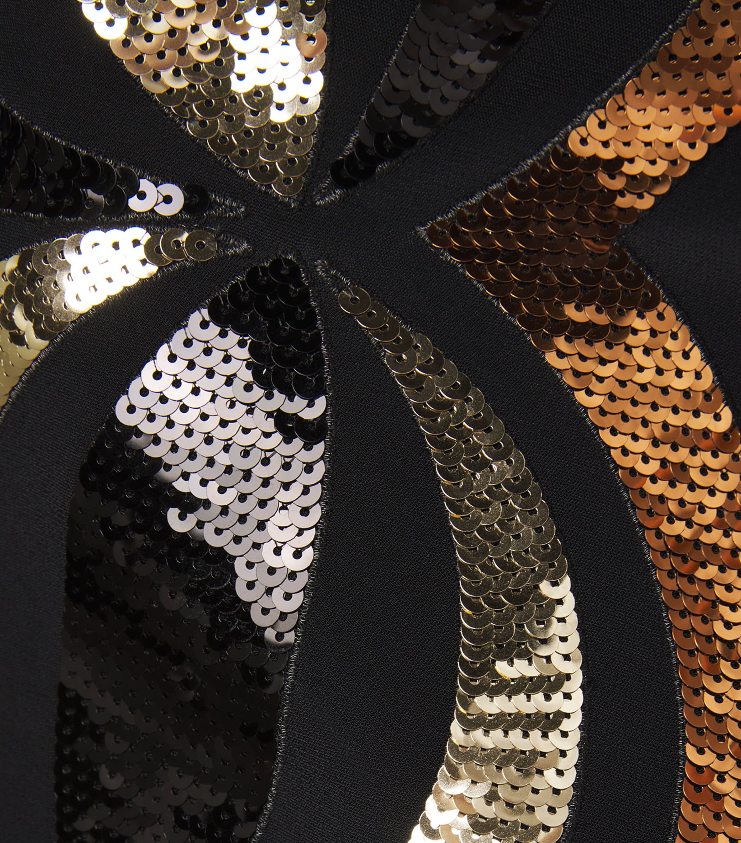 Crepe Sequin-Embellished Maxi Kaftan Dress 999/NERO Image 6