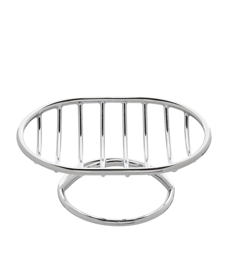 ZODIAC Cylinder Soap Dish Silver Image 1