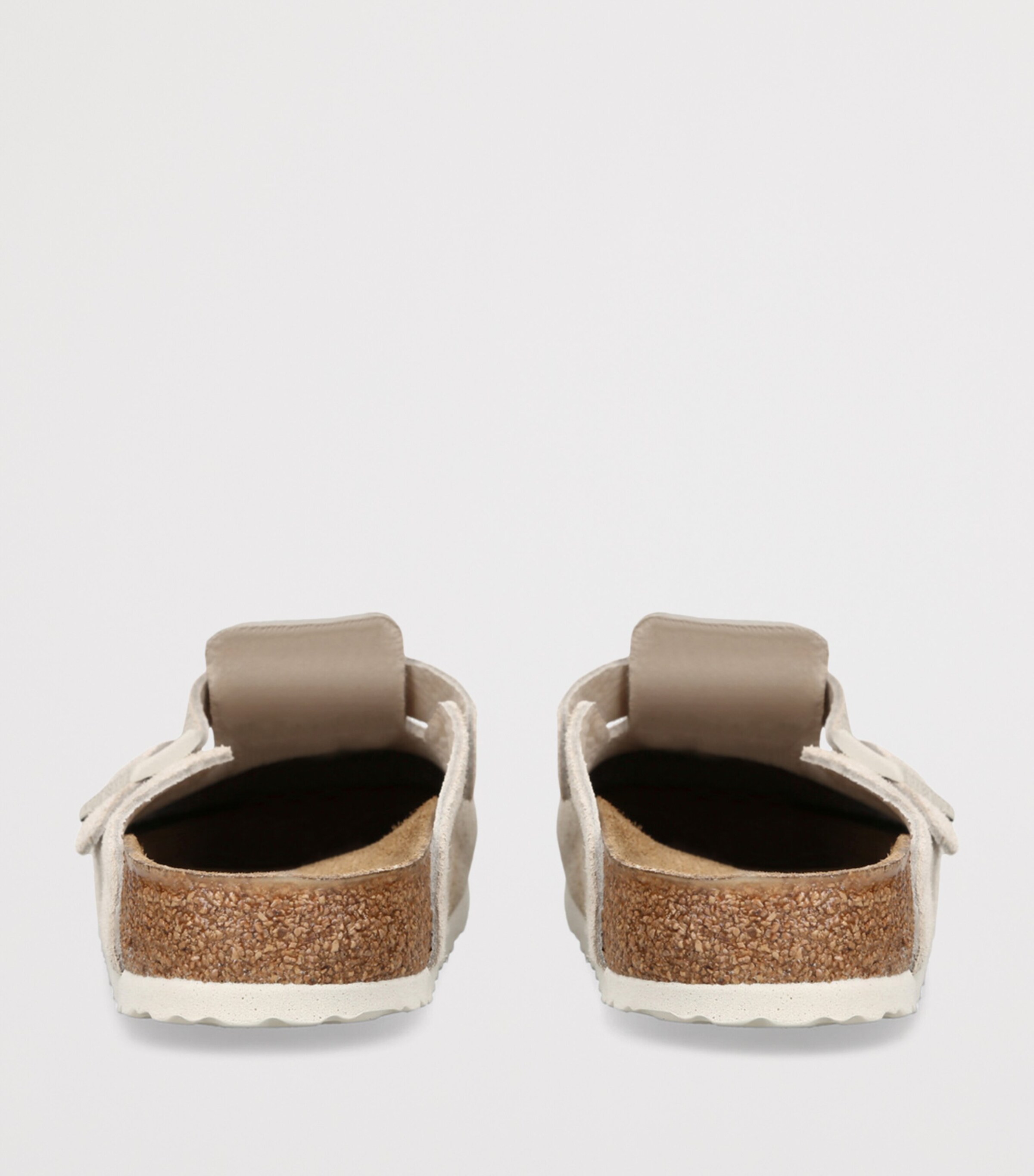 Birkenstock Suede Boston Clogs White/oth Image 2
