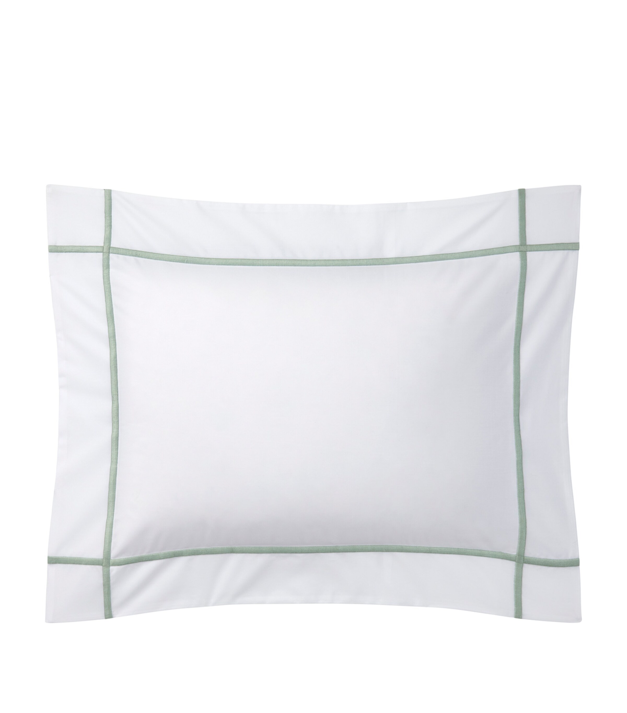 Yves Delorme Cotton Athena Oxford Pillowcase (30cm x 40cm) Veronese Image 3