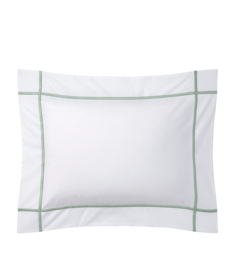 Yves Delorme Cotton Athena Oxford Pillowcase (30cm x 40cm) Veronese Image 3