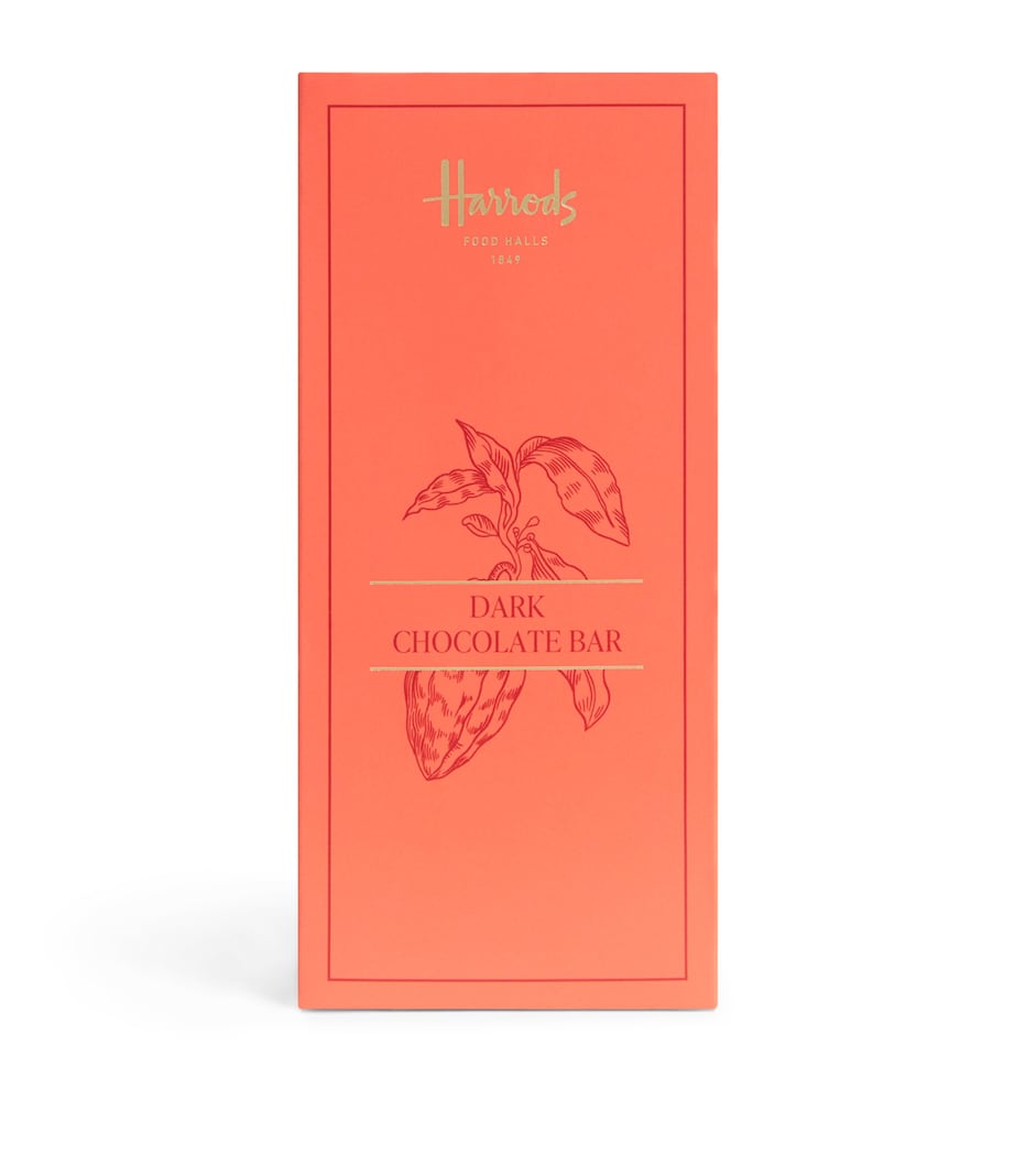 Harrods Dark Chocolate Bar (80g) Image 1
