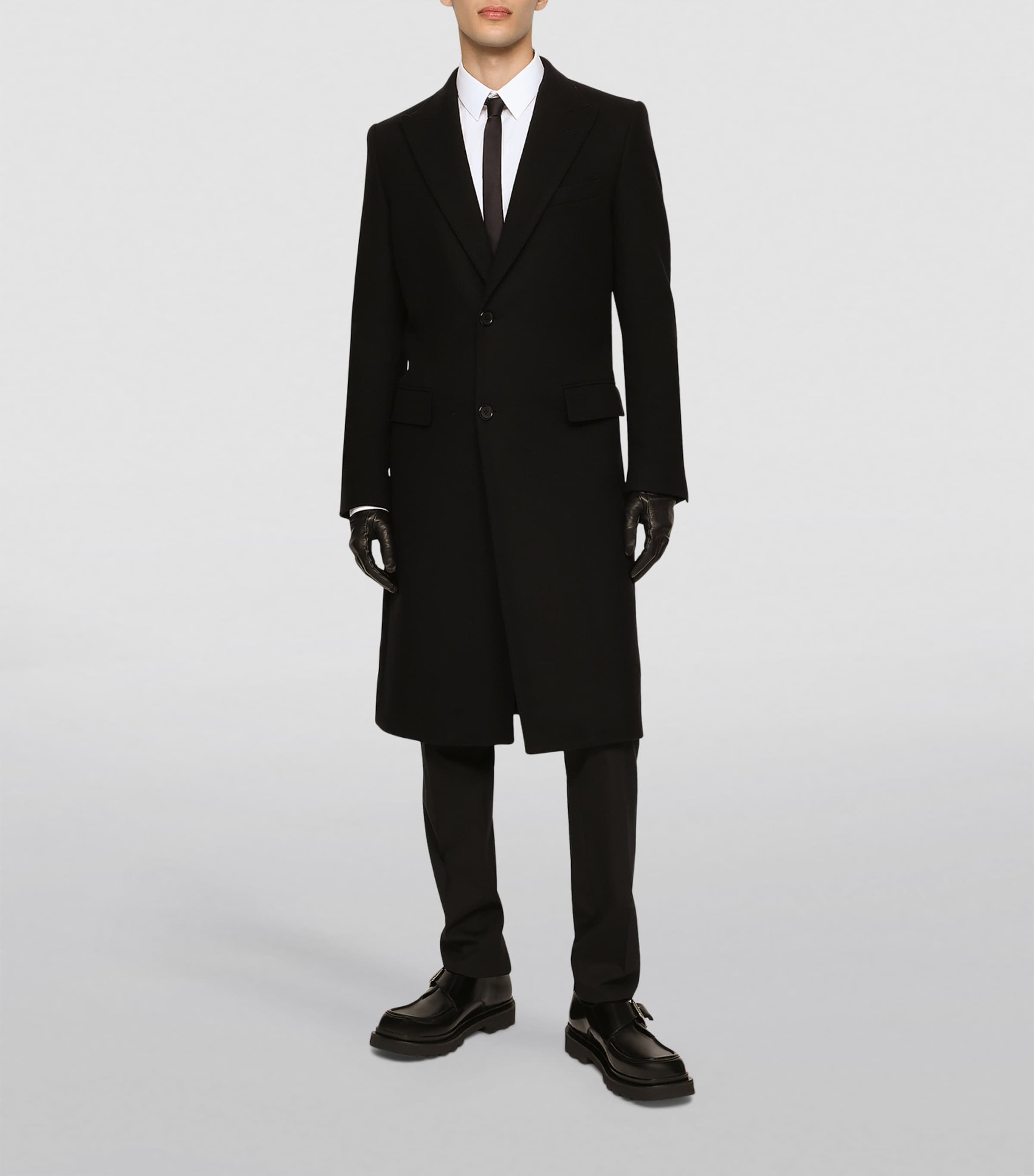 Dolce and gabbana wool coat on sale