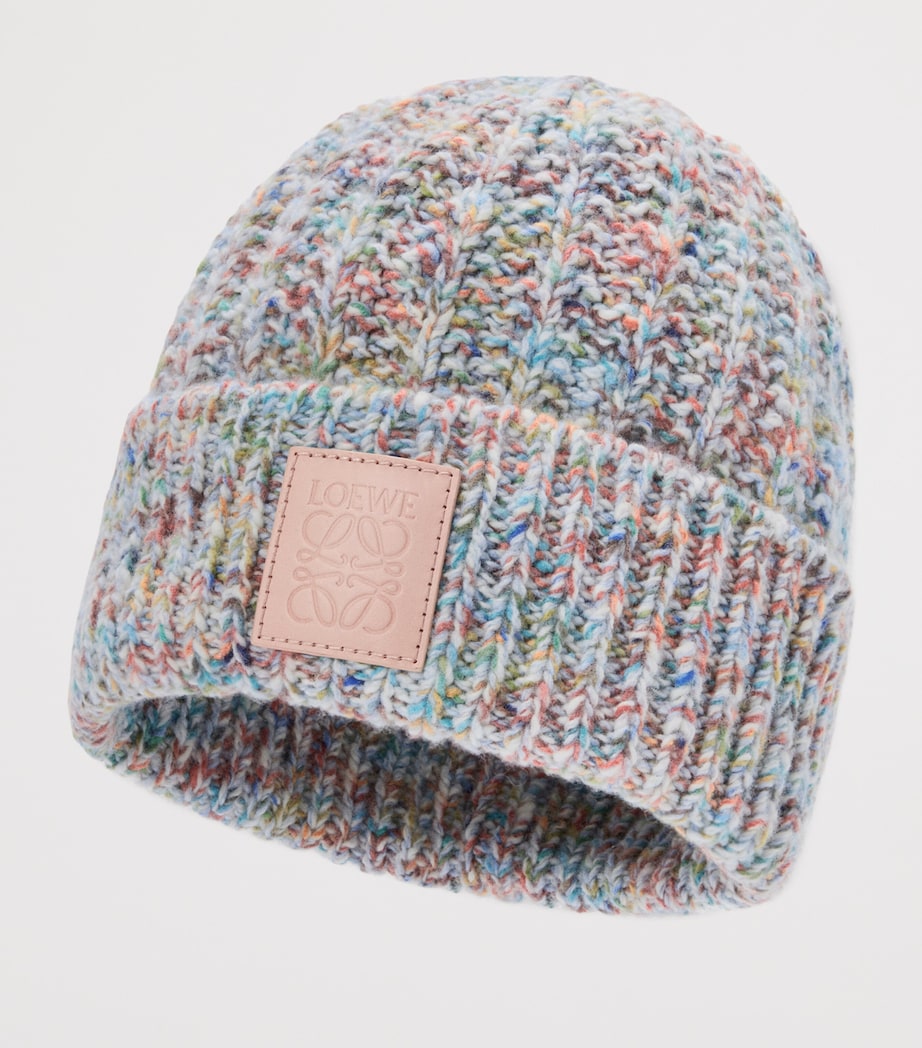 Wool-Cashmere-Blend Logo Beanie MULTICOLOR Image 2