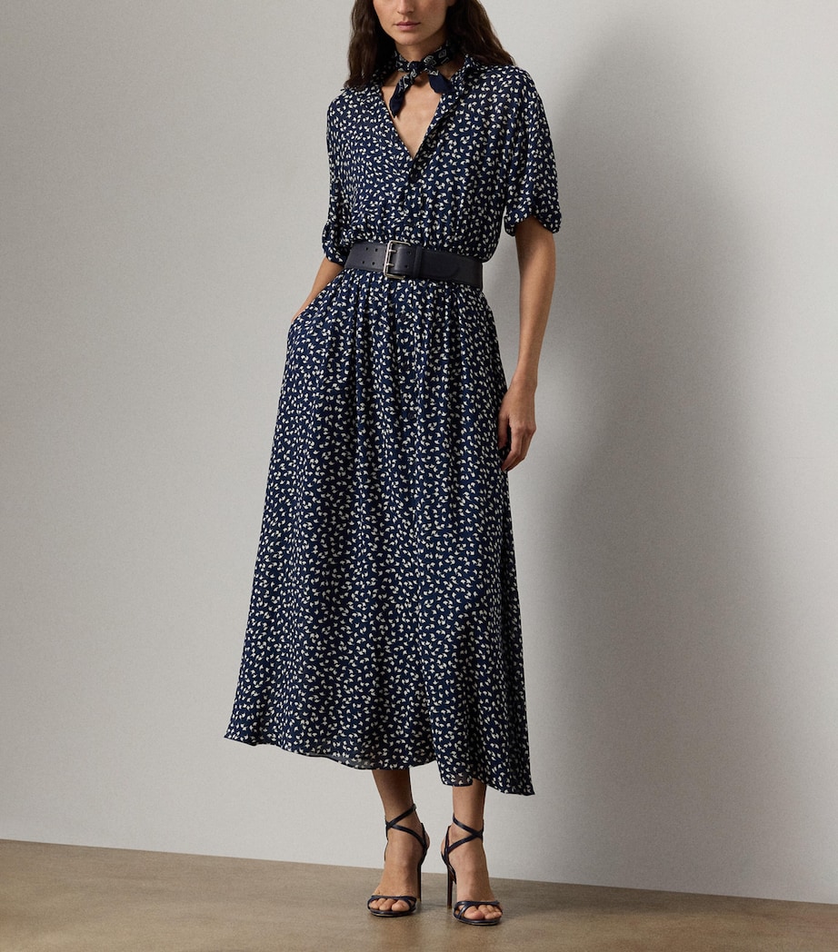 Sura Midi Shirt Dress NAVY-410 Image 2