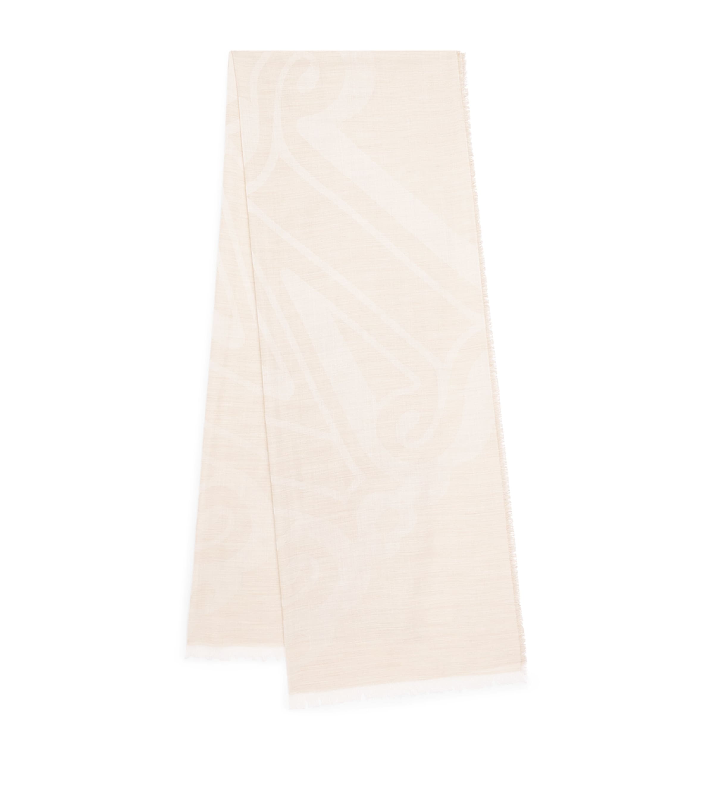MAX MARA WOOL-SILK JACQUARD STOLE 