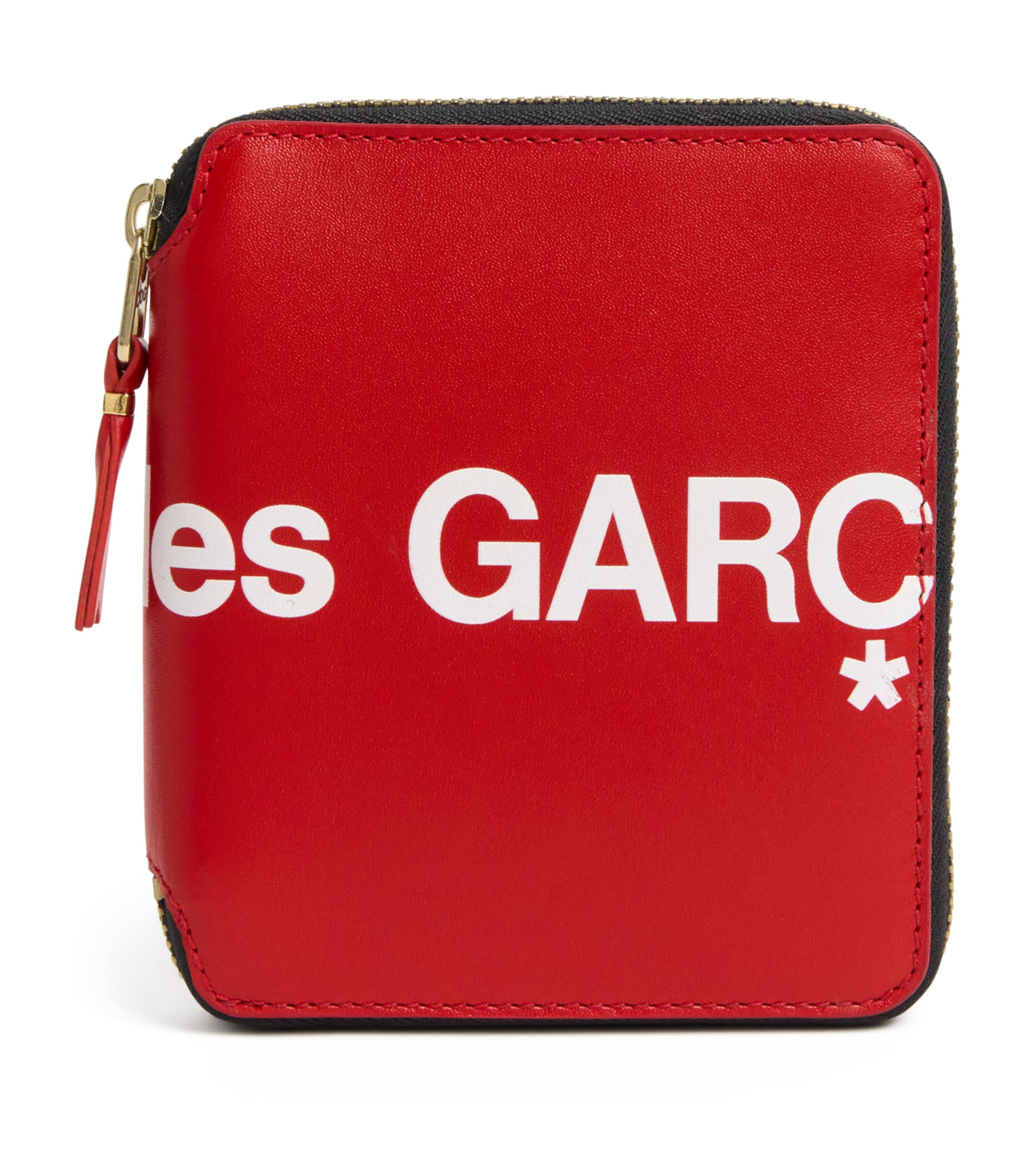 Comme Des Garçons Extra Large Logo Zipped Wallet
