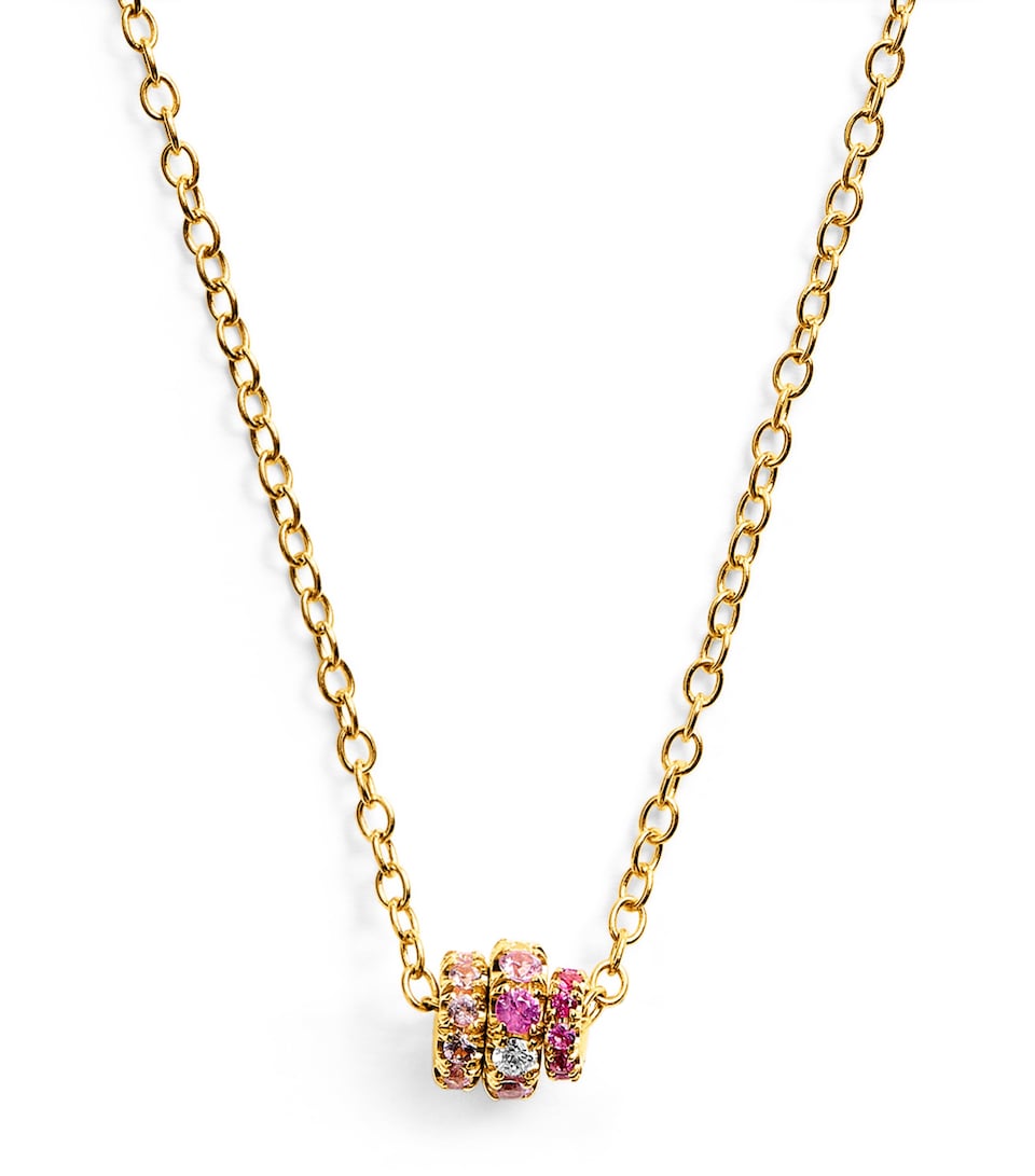 Yellow Gold and Diamond Vesta Necklace