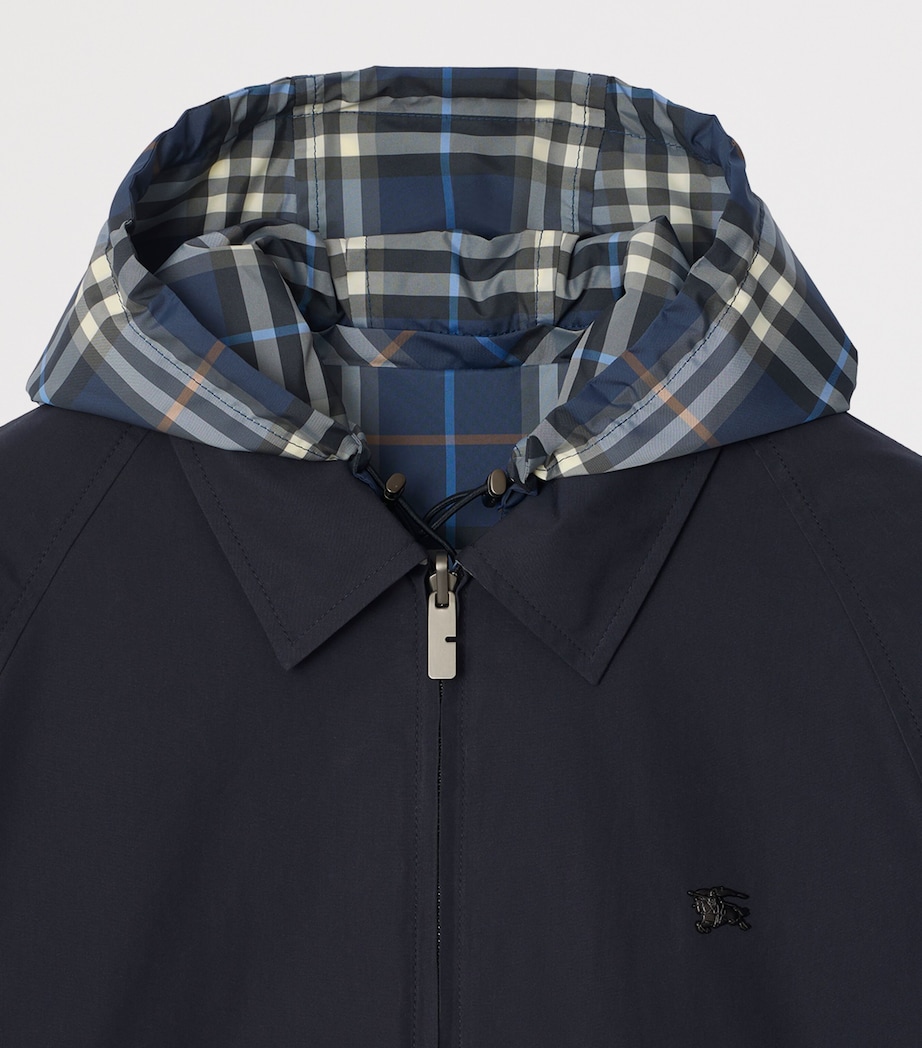 Cotton Reversible Jacket SILHOUETTE BLUE Image 4