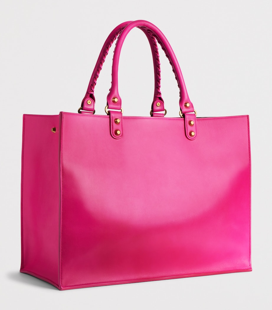 Balenciaga Large Leather Le City Tote Bag Image 5