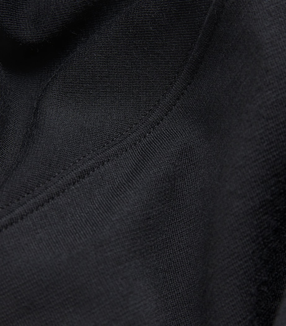 Jersey Midi Dress BLACK Image 5