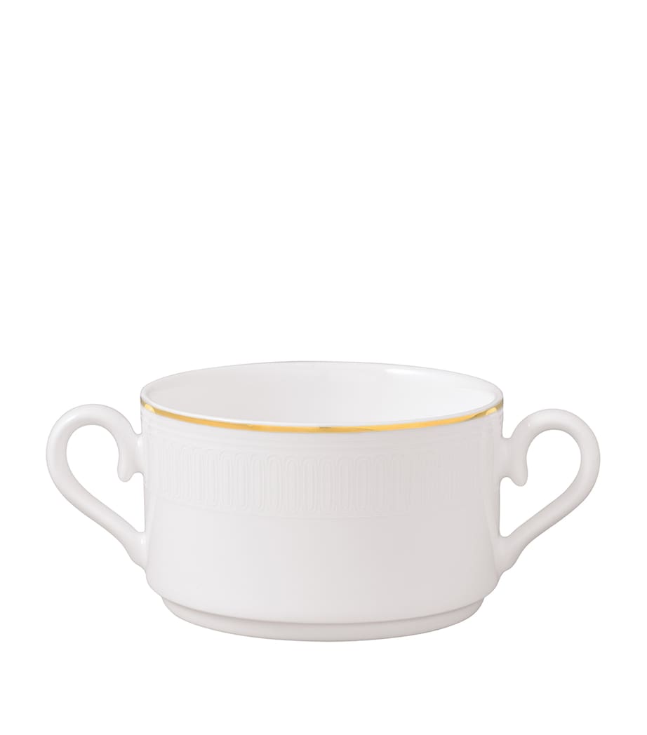 Bone Porcelain Château Septfontaines Soup Cup WHITE Image 1