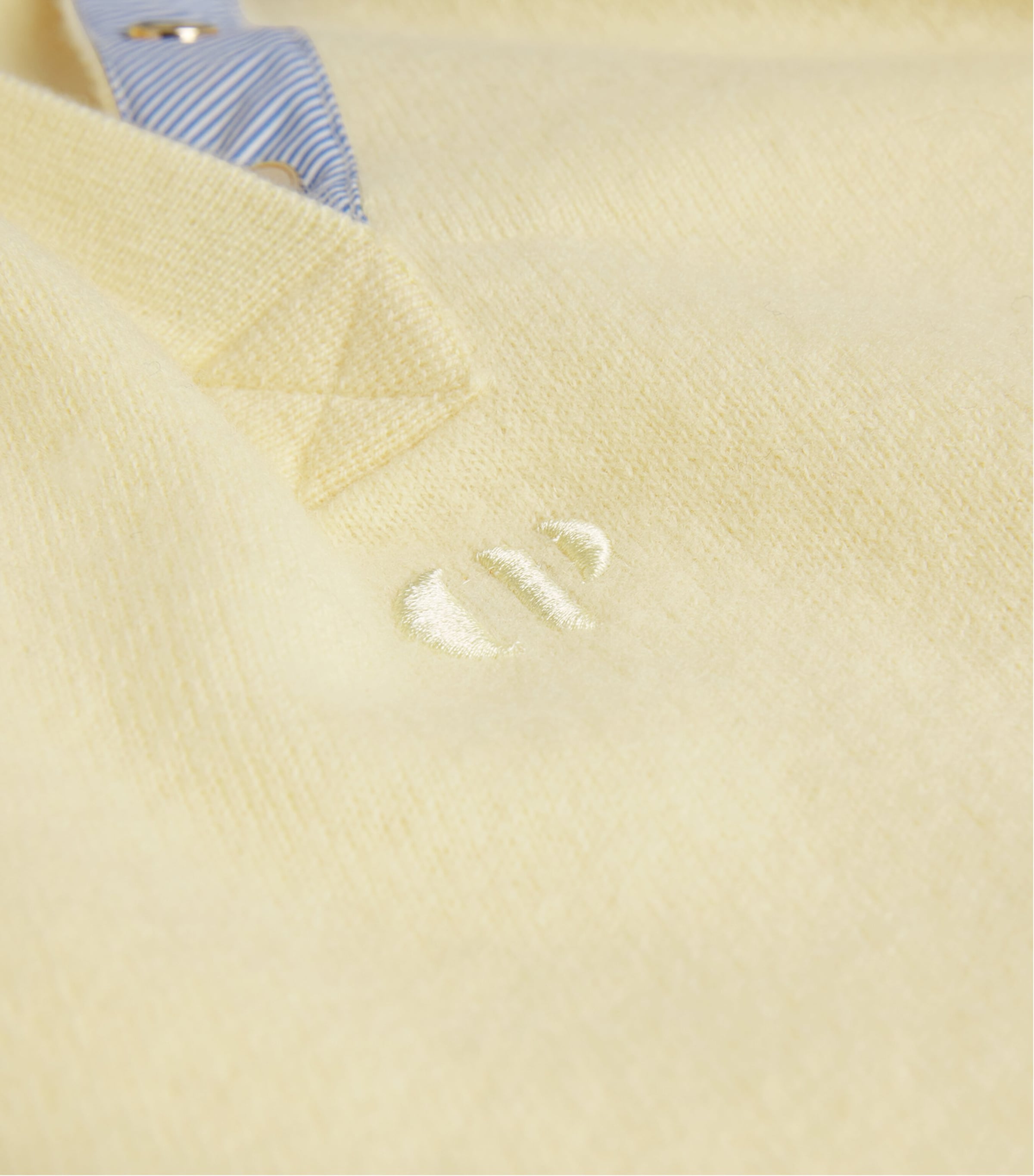 Wool-Cashmere Polo Sweater BABY YELLOW Image 5