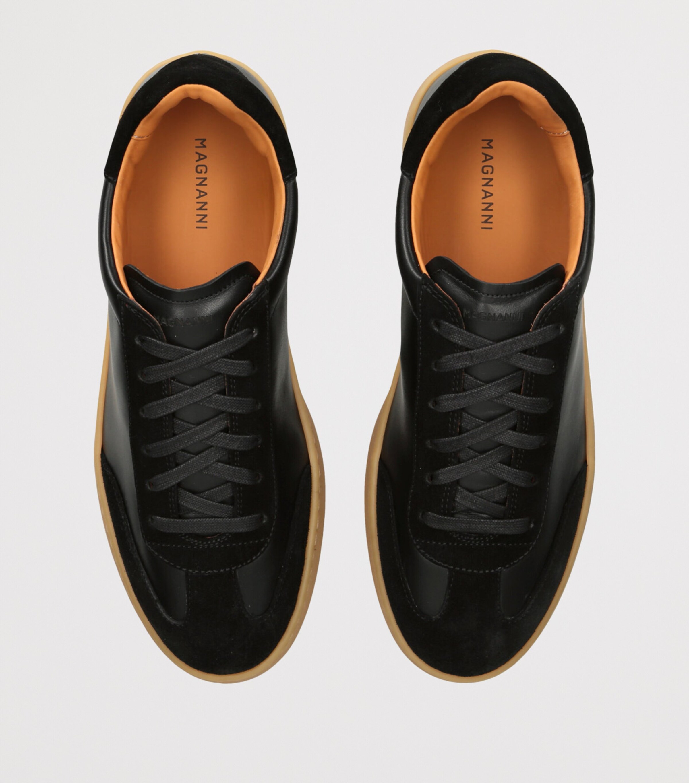 Leather and Suede Kaido 2.0 Sneakers BLACK Image 4
