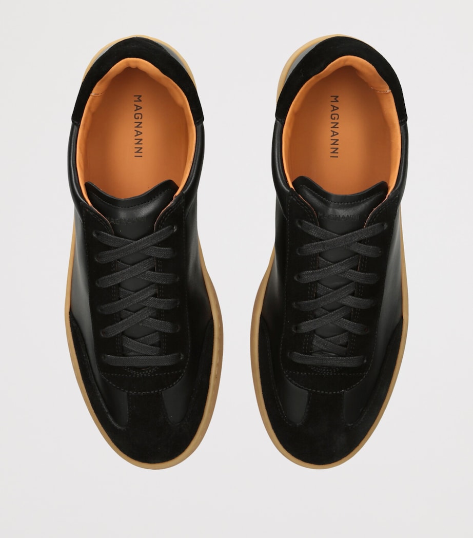 Leather and Suede Kaido 2.0 Sneakers BLACK Image 4