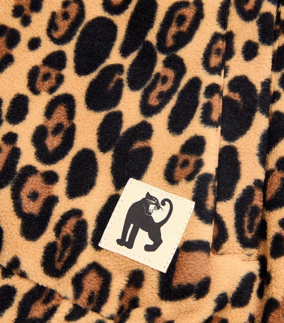 Fleece Leopard Print Jacket (3-11 Years) BEIGE Image 3