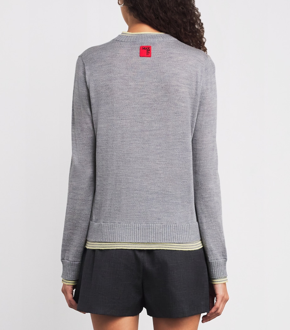 Wool Layered Sweater MELANGE GREY Image 4
