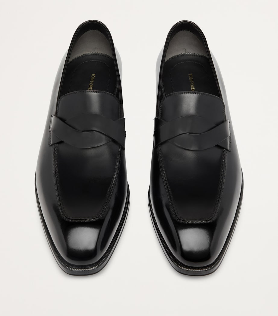 Burnished Leather Elkan Loafers 1N001 Image 2