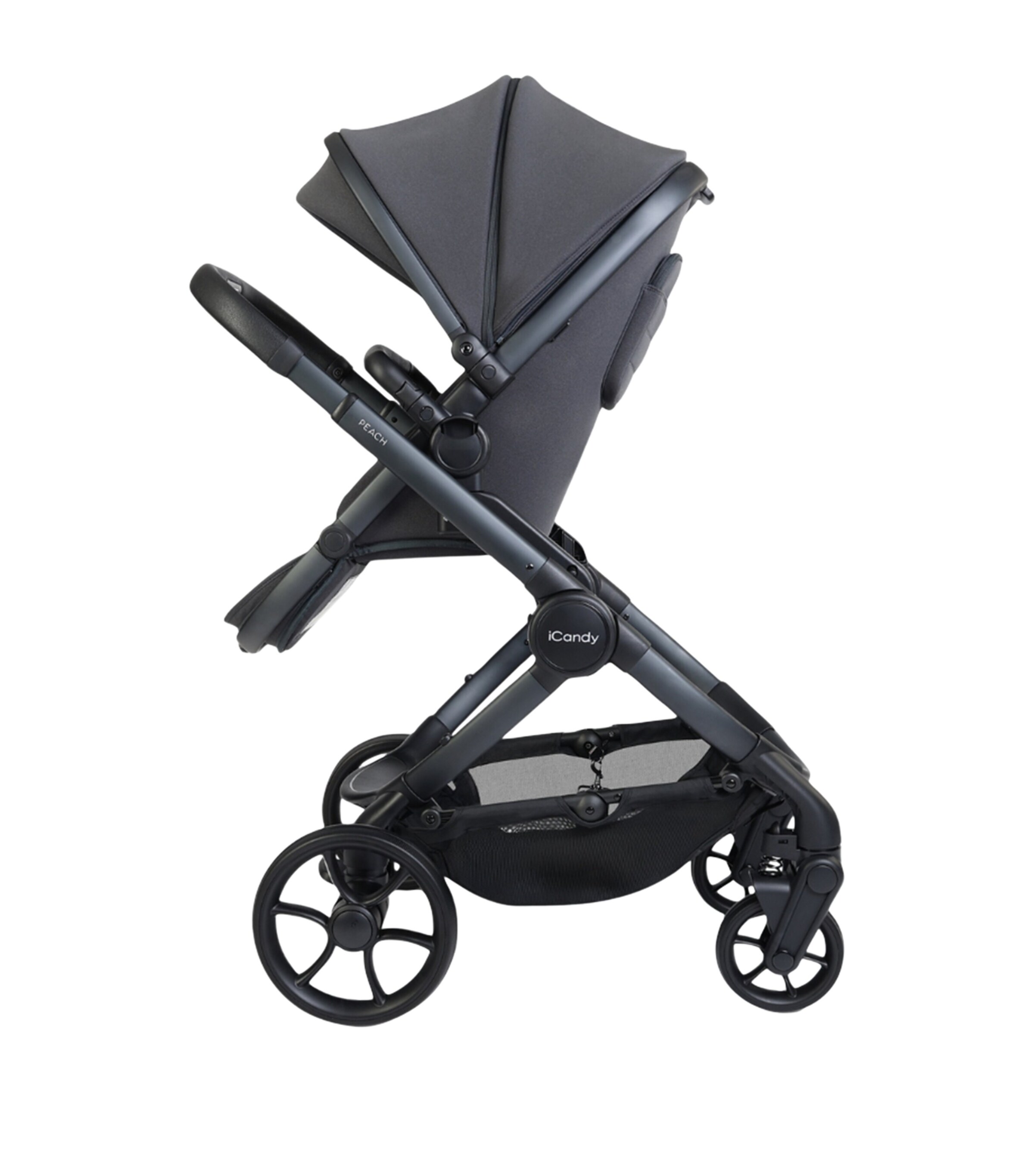 iCandy Peach 8 Pushchair and Carrycot Set Grey Image 3