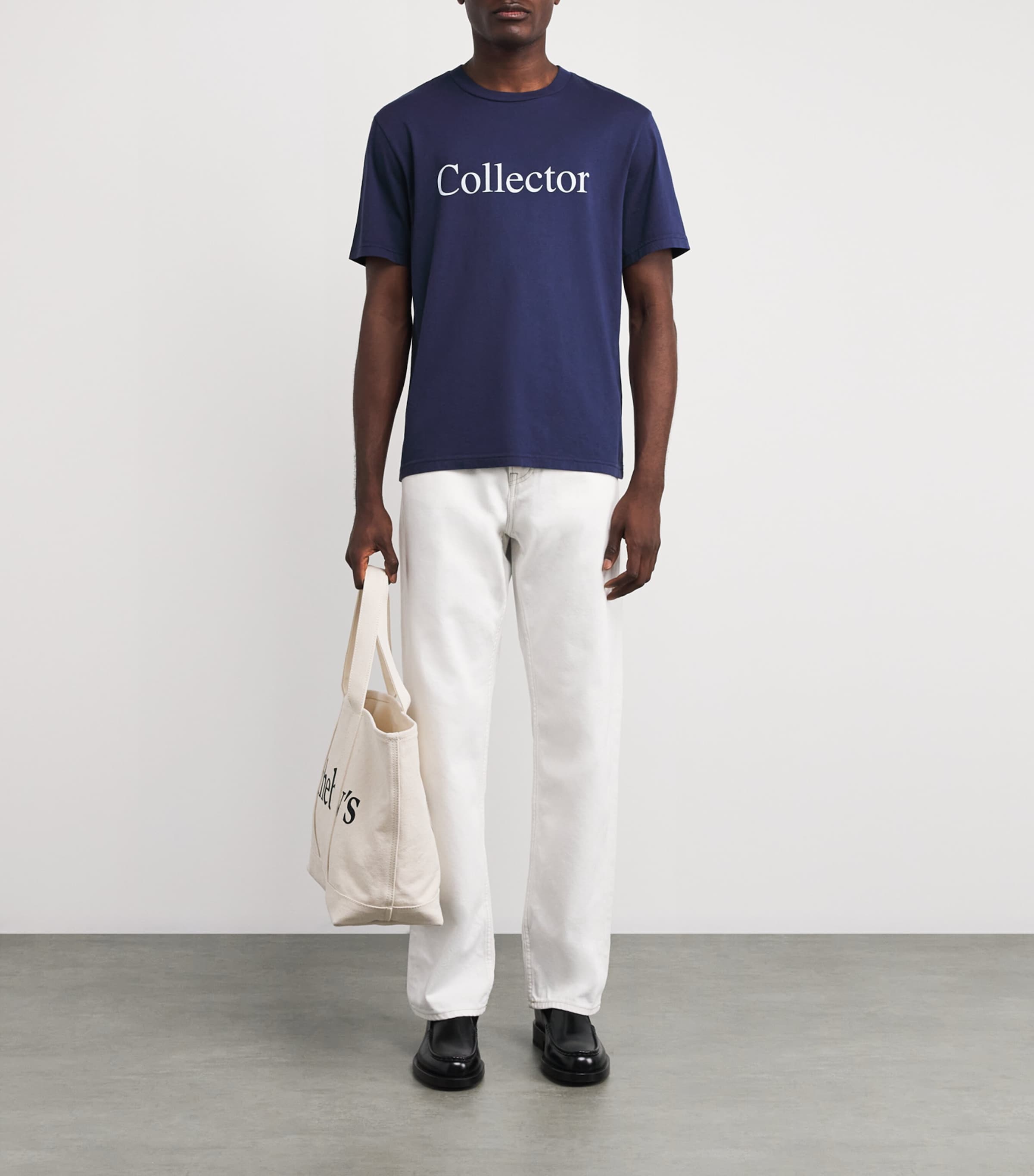 x Sotheby's Cotton Collector T-Shirt NAVY Image 2