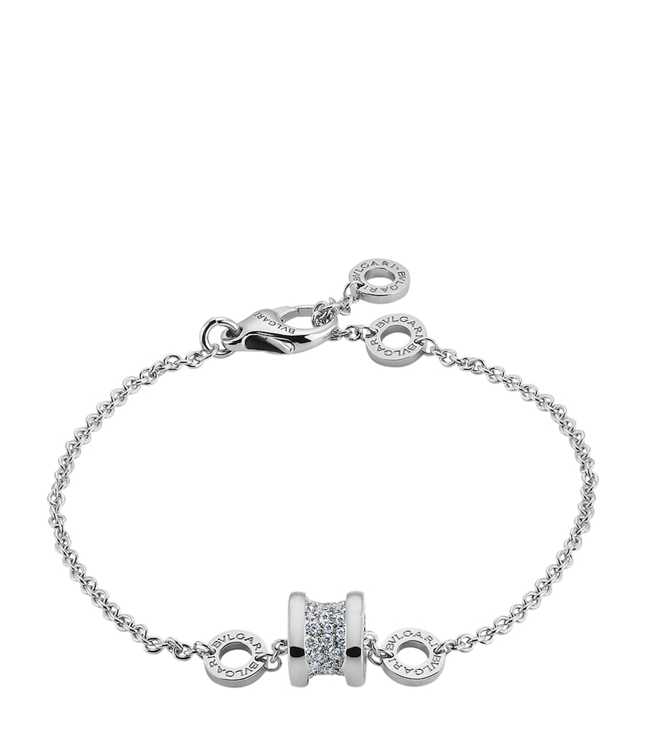 Bvlgari White Gold and Diamond B.zero1 Bracelet White Gold Image 1