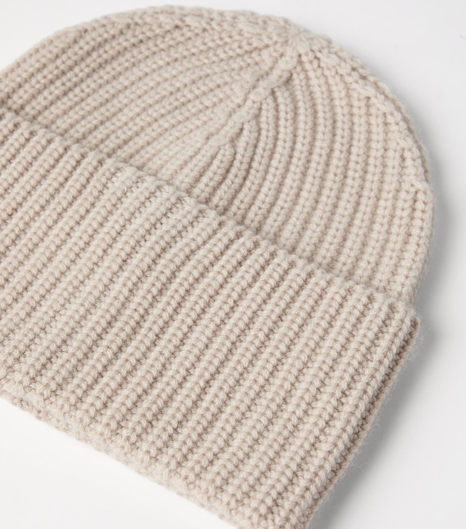 Cashmere Rib-Knit Beanie C058 Image 2
