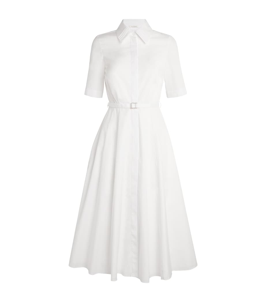 Cotton Rubie Midi Shirt Dress WHITE Image 1