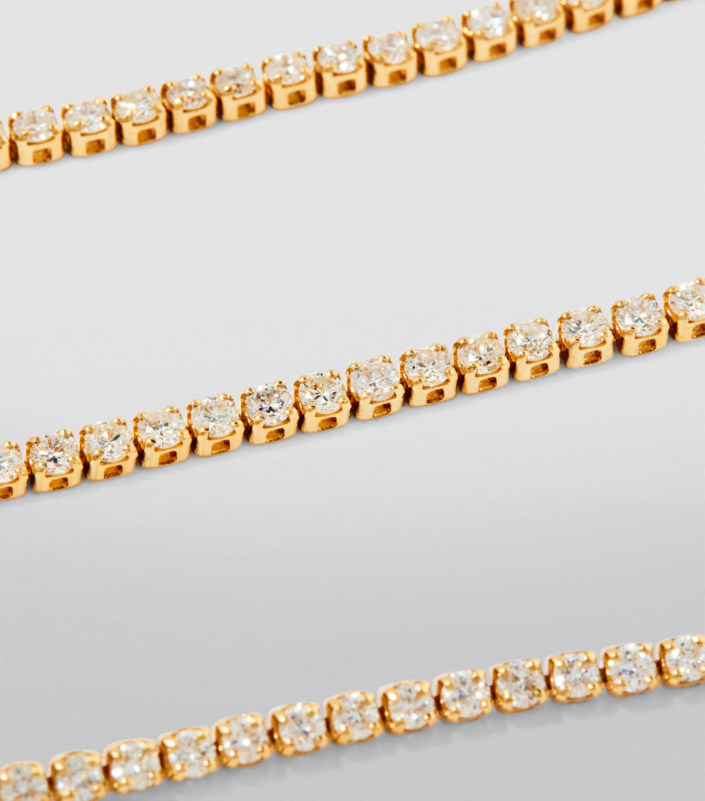 SHAY Yellow Gold and Diamond Single Thread Necklace Yellow Gold Image 5