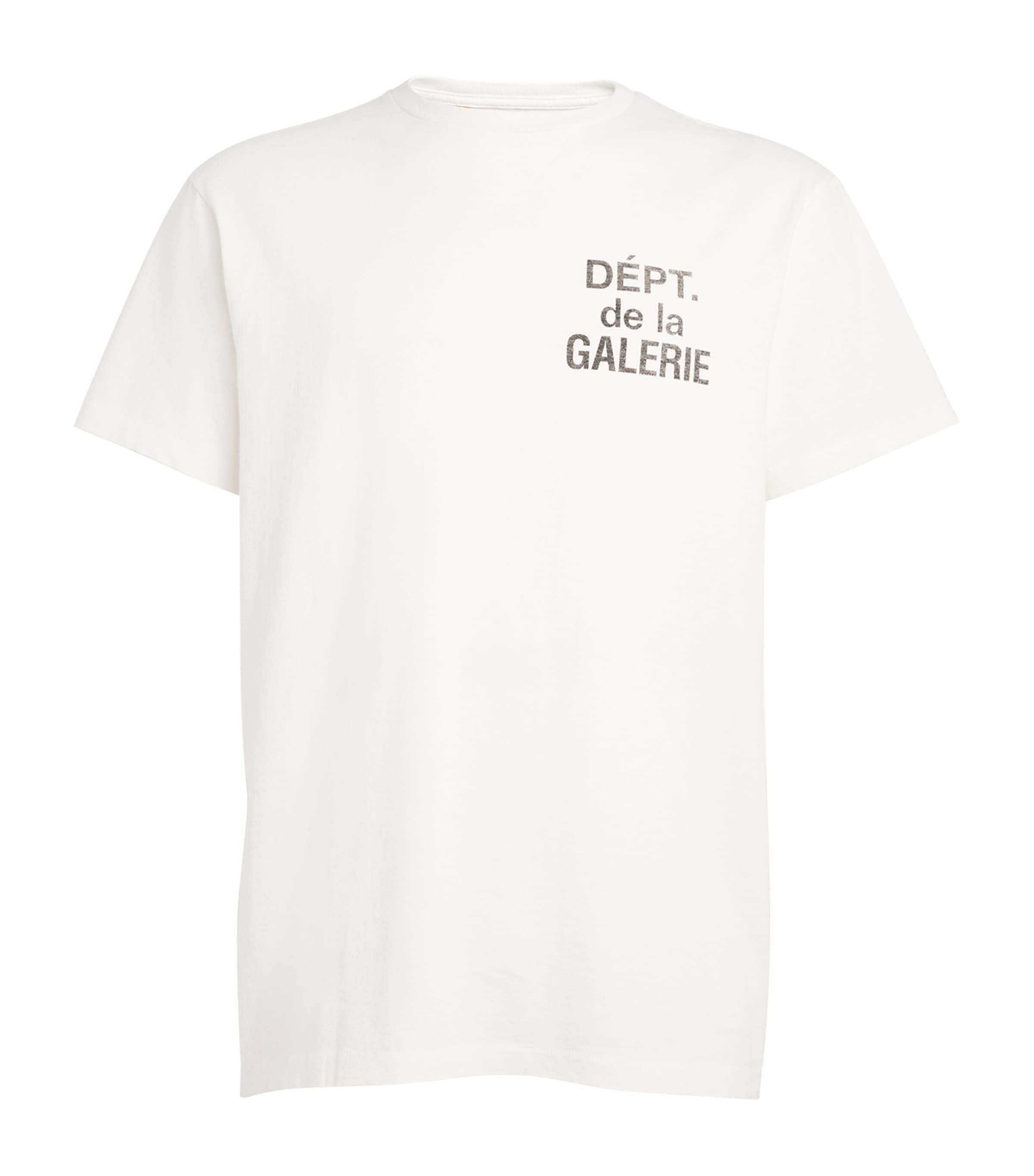 Shop Gallery Dept. Cotton Logo T-shirt In White